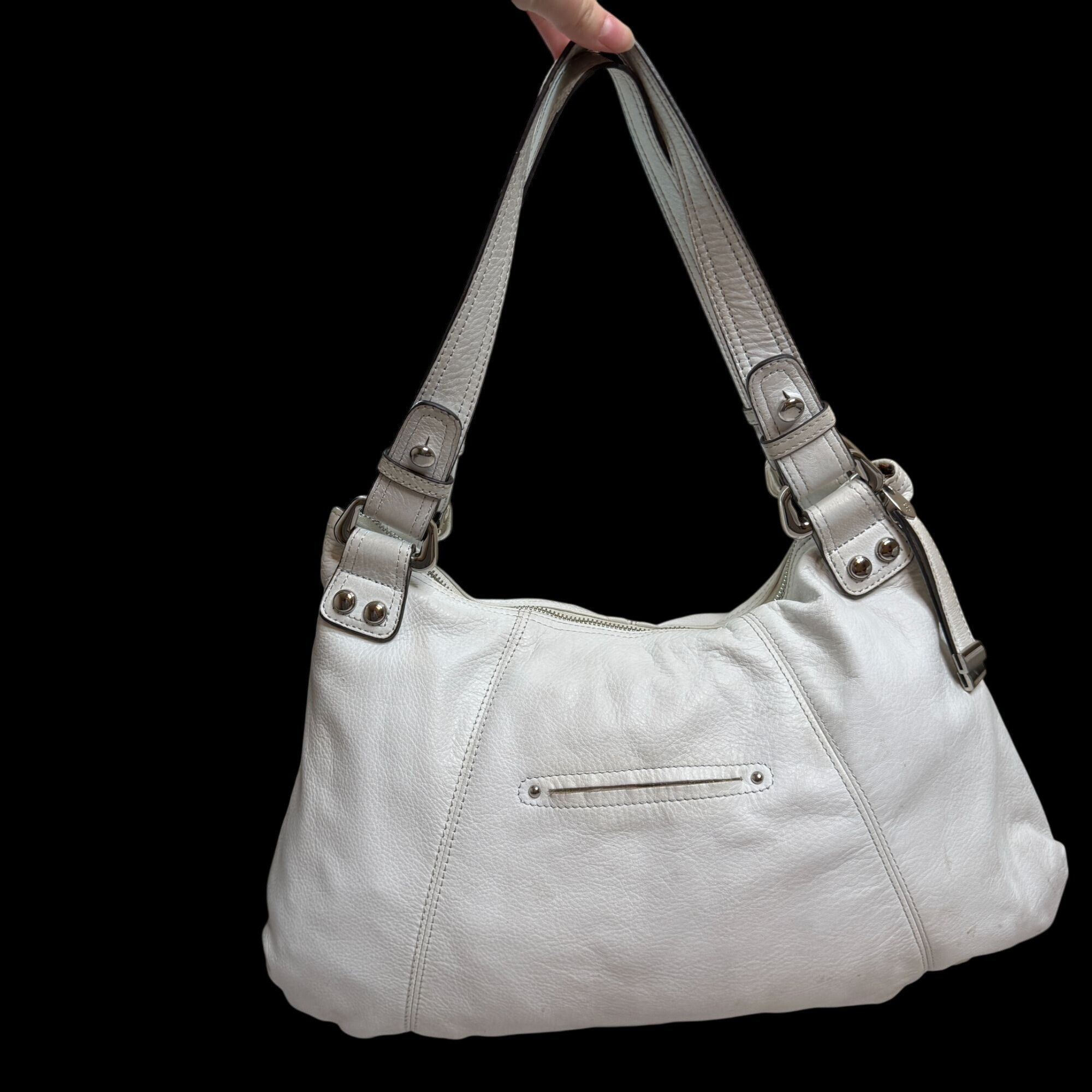 Other B Makowsky Leather Hand Bag DUAL STRAP Strap Boho Purse XL Size ONE SIZE - 2 Thumbnail