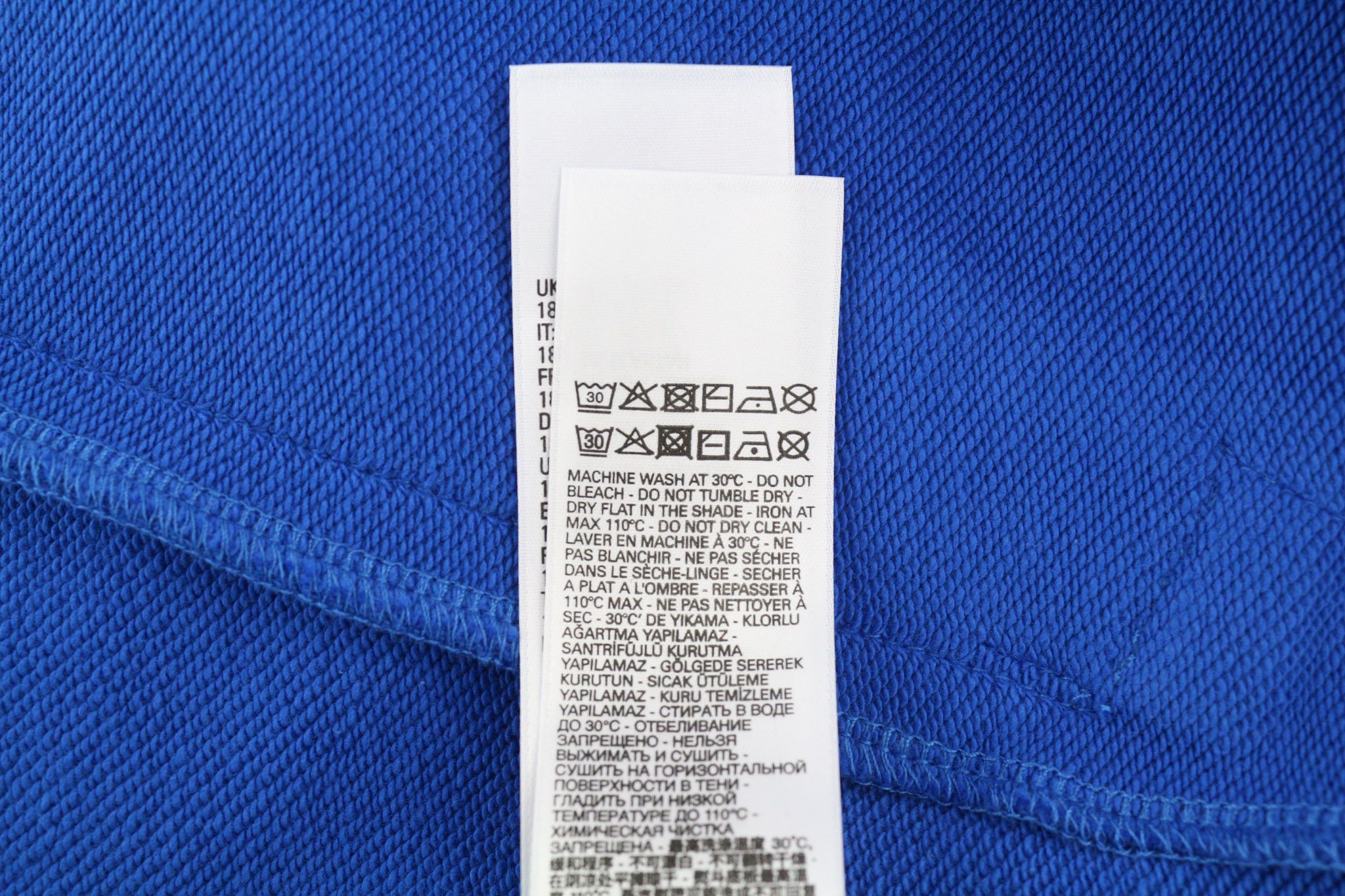 Diesel S-MUSTER 2XL Blue Hooded Pocket Logo Hoodie 40380 Size US XXL / EU 58 / 5 - 9 Thumbnail