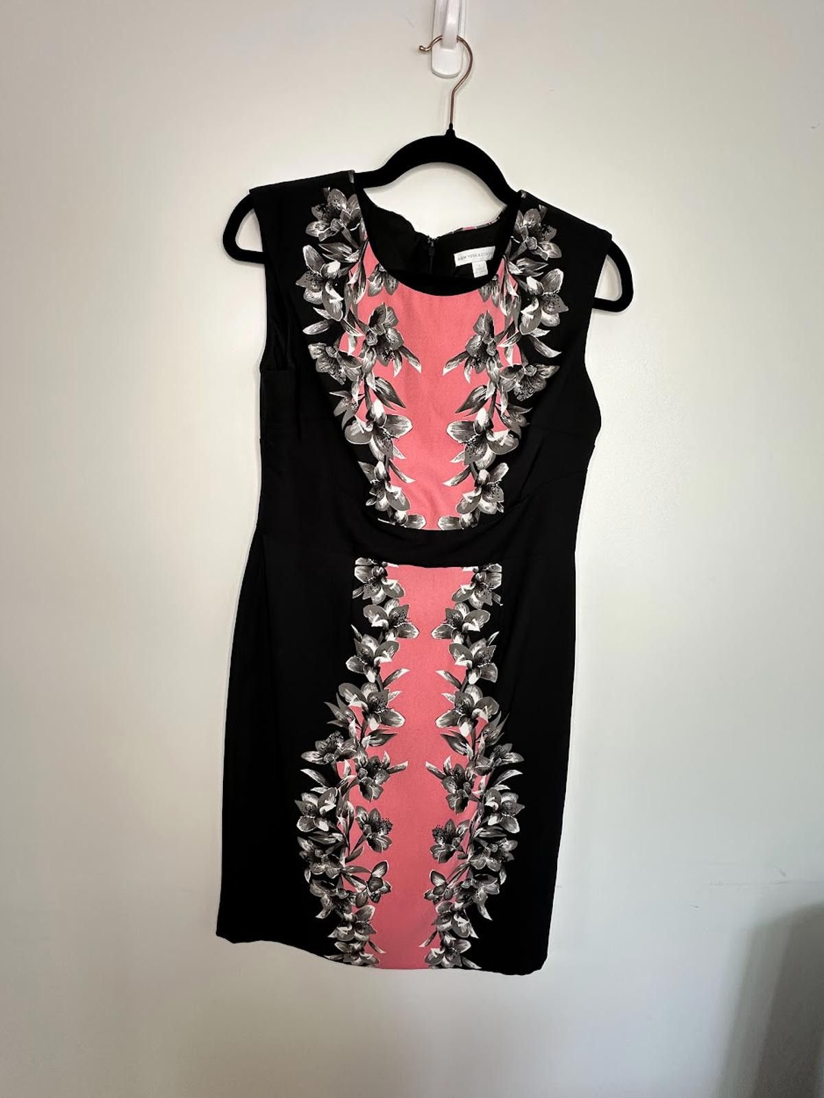 Other New York & Company Floral Sheath Dress - Sz. 6 Size M / US 6-8 / IT 42-44 - 1 Thumbnail