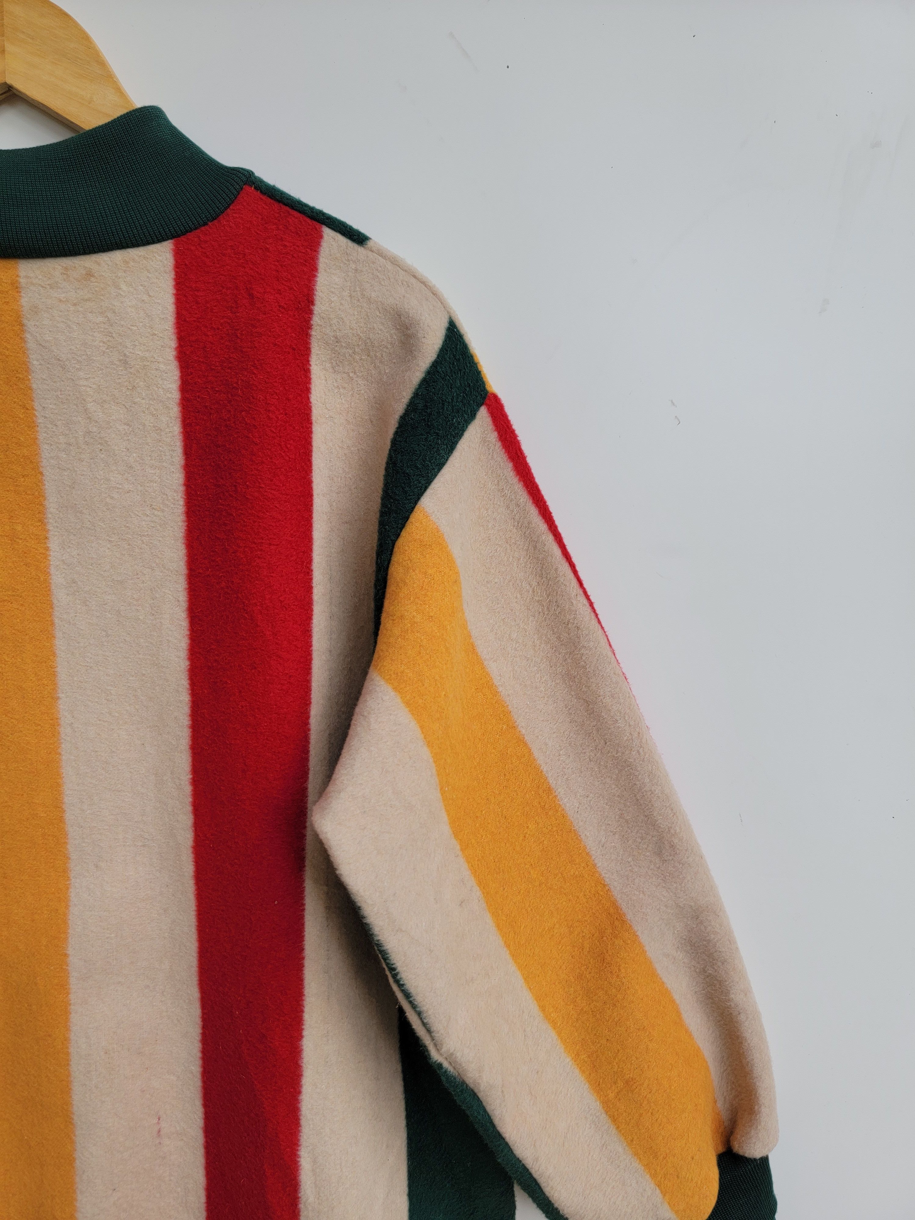 Vintage Vintage Wool Sweater Stripe Size US L / EU 52-54 / 3 - 6 Thumbnail