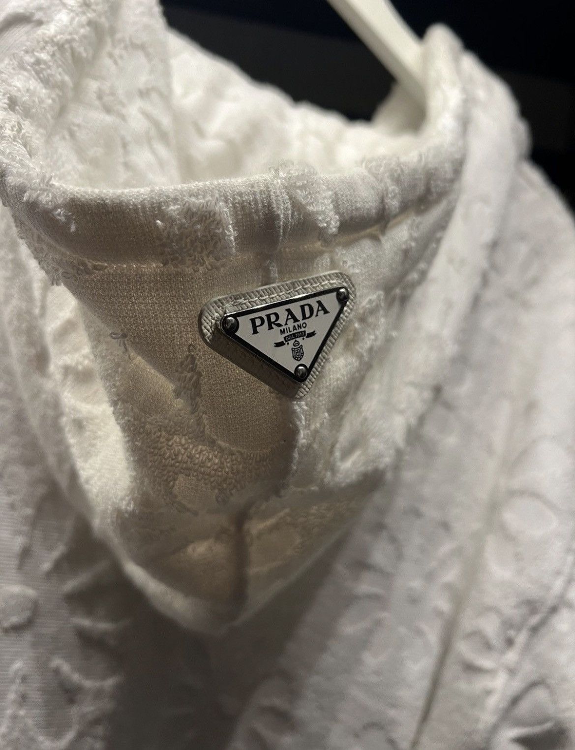 Prada PRADA TERRY ZIP HOODIE Size US M / EU 48-50 / 2 - 8 Thumbnail