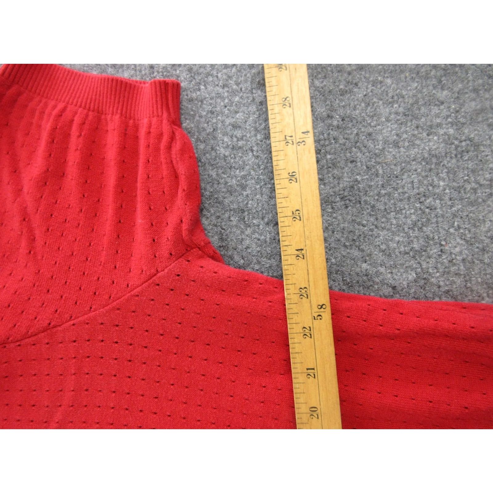 Vintage St. Croix Mens XL Red Cotton Polyester Knit Short Sleeve Collared Pullover Sweater Size US XL / EU 56 / 4 - 6 Thumbnail