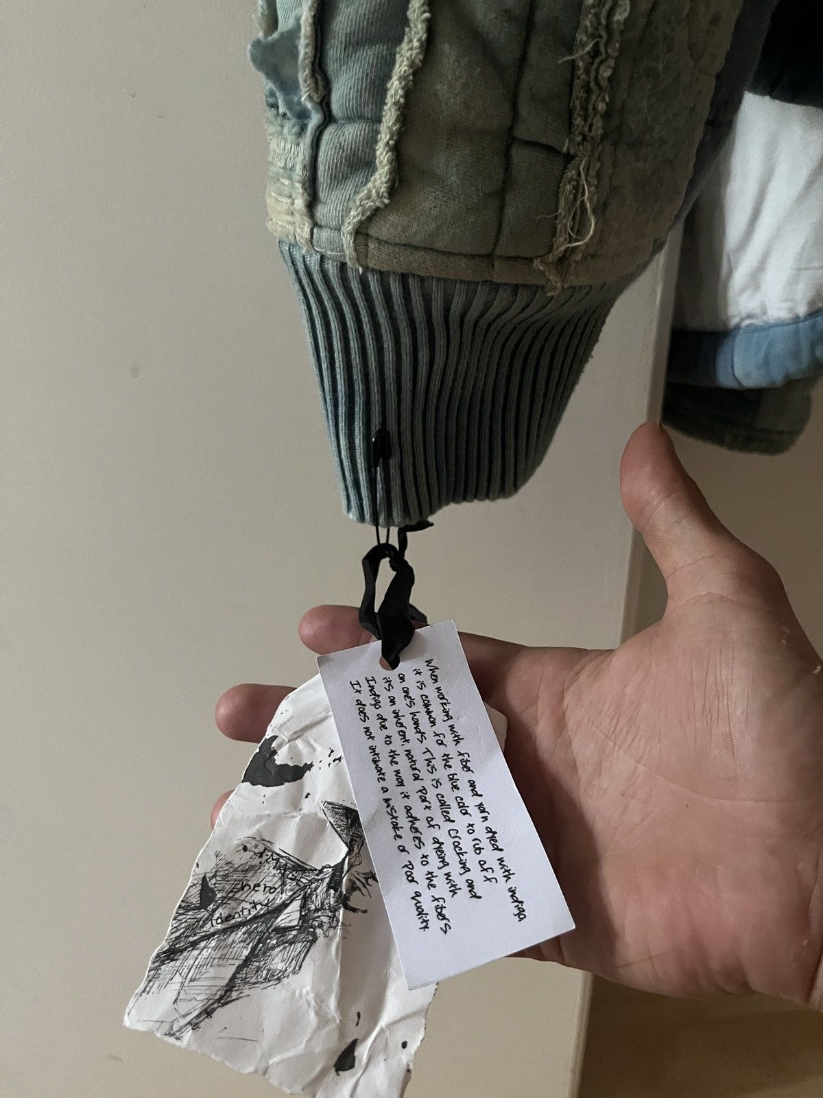 Greg Lauren $2,875 Indigo Scrapwork Retro Puffy - Size 4 Size US XL / EU 56 / 4 - 8 Thumbnail