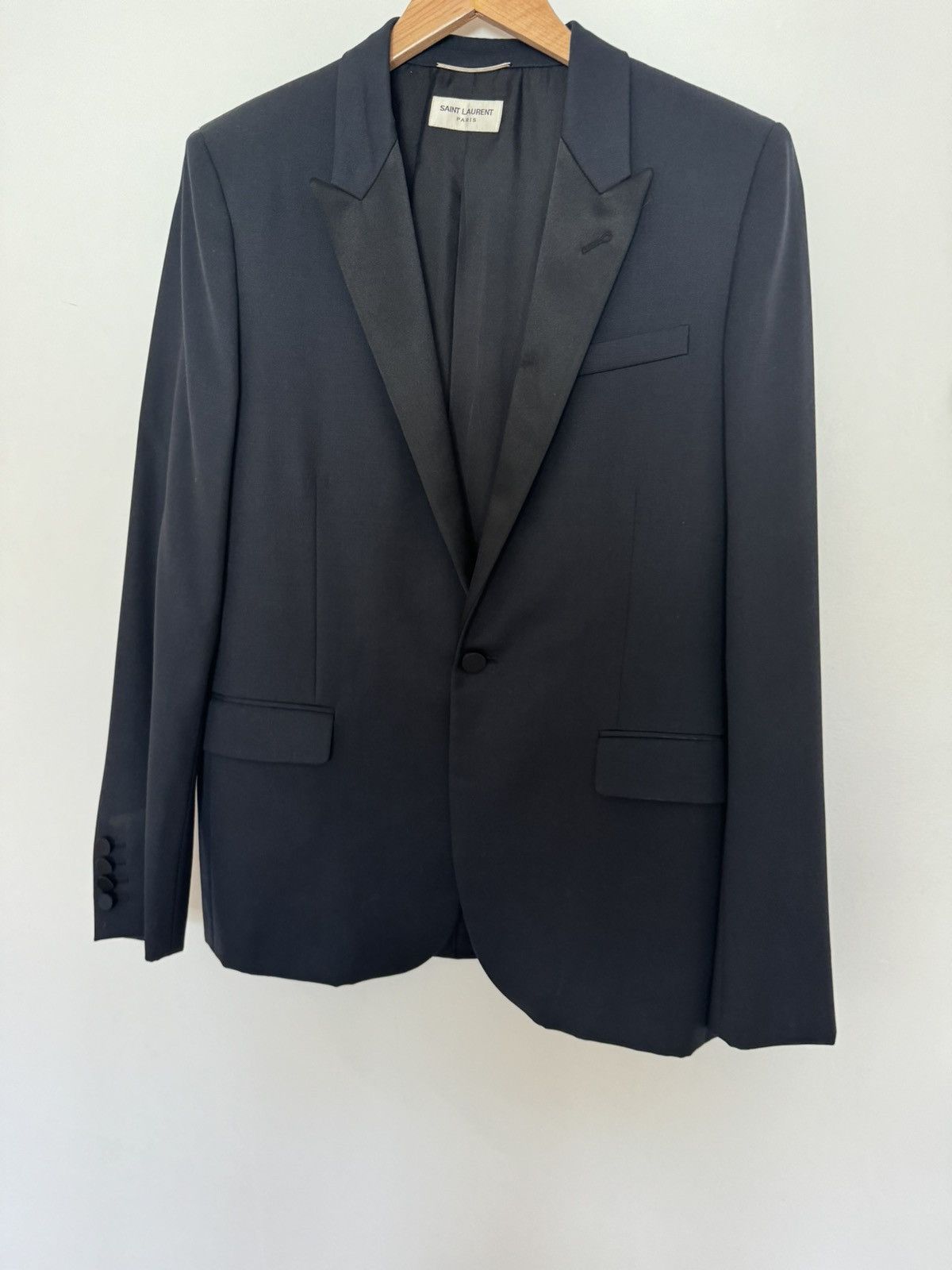 Saint Laurent Paris Peaked lapel le smoking Size 52R - 11 Thumbnail