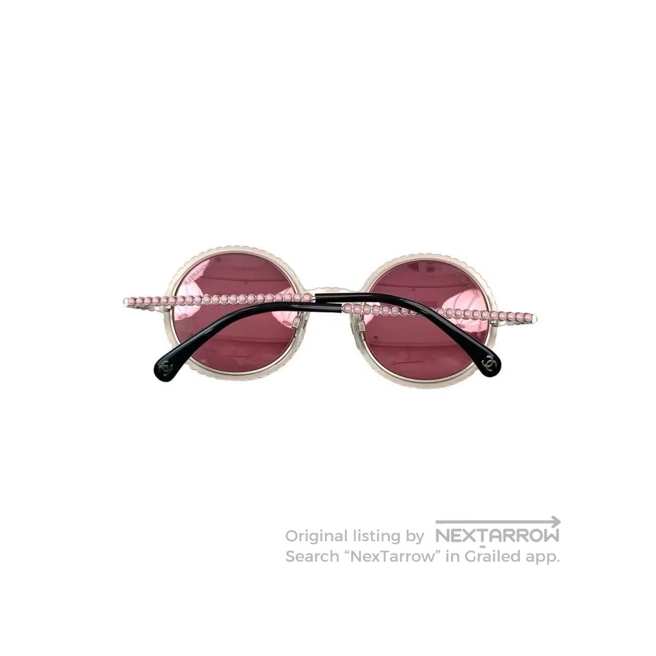 Chanel Chanel Pink pearl sunglasses| Size ONE SIZE - 2 Thumbnail
