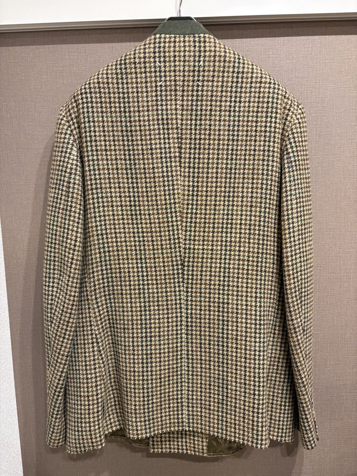 Maison Margiela Maison Margiela Houndstooth Rib Collar Jacket (SS23) Size US S / EU 44-46 / 1 - 2 Thumbnail