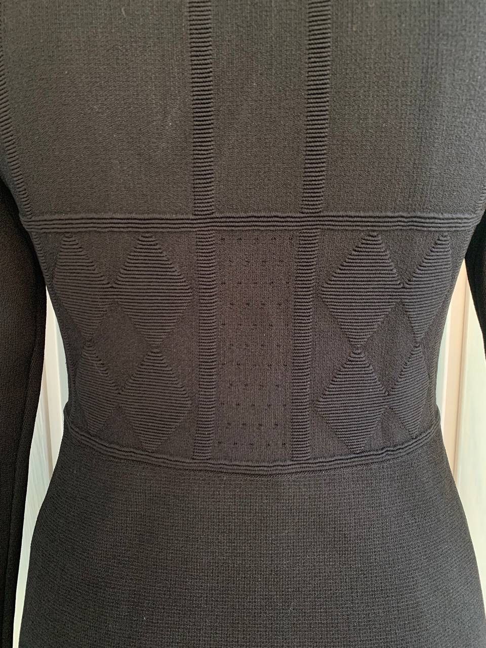 Designer × Scanlan Theodore Scanlan Theodore Black Crepe Knit Viscose & Polyamide Jacket Size S / US 4 / IT 40 - 12 Thumbnail
