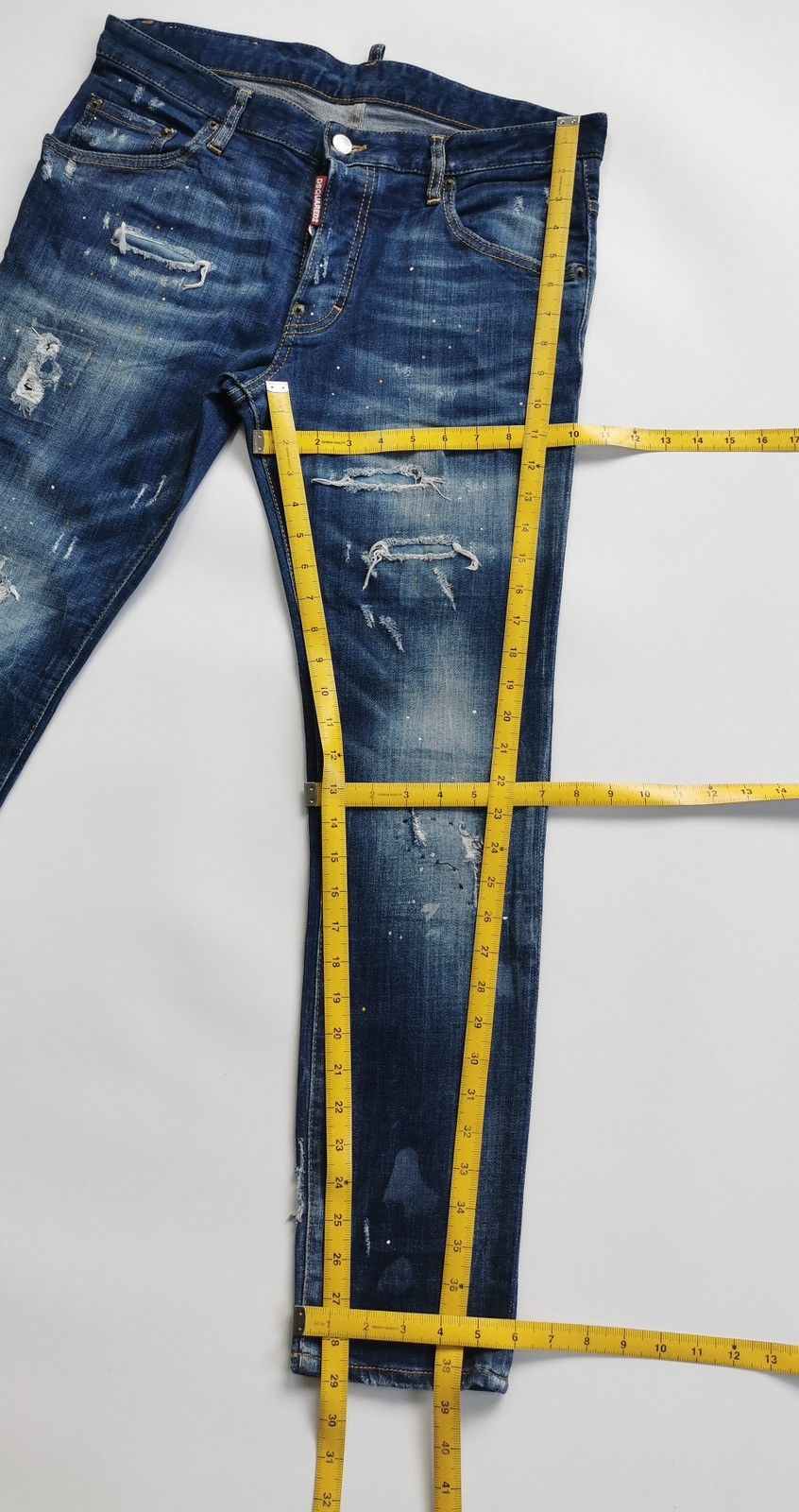 Dsquared2 Dsquared2 Patchwork Paint Skater Jeans Size US 34 / EU 50 - 14 Thumbnail