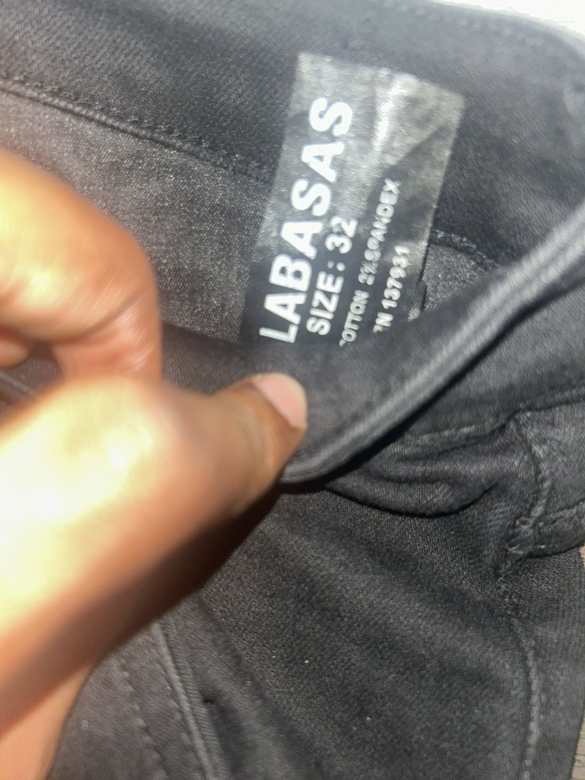 Valabasas Valabasas “Jett” Cargo Skinny Jeans (Black) Size US 32 / EU 48 - 6 Thumbnail