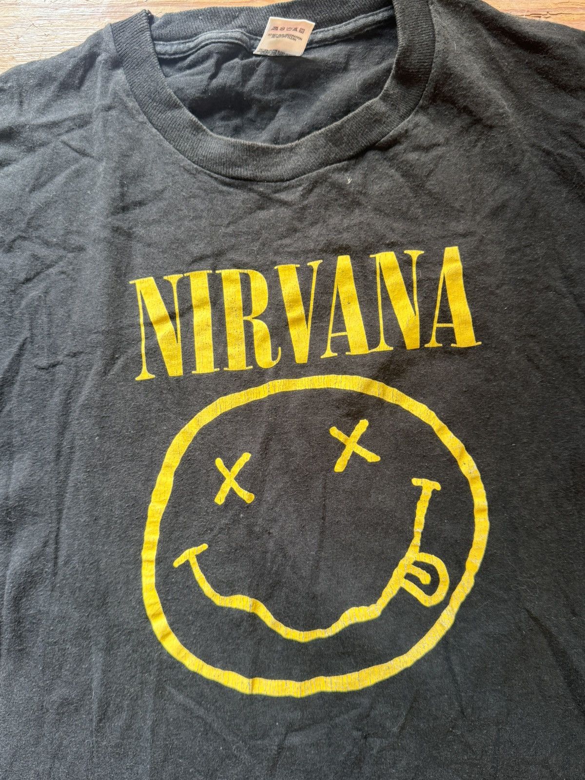 Nirvana Vintage Nirvana T-shirt Smile Officicial Size US XL / EU 56 / 4 - 2 Thumbnail