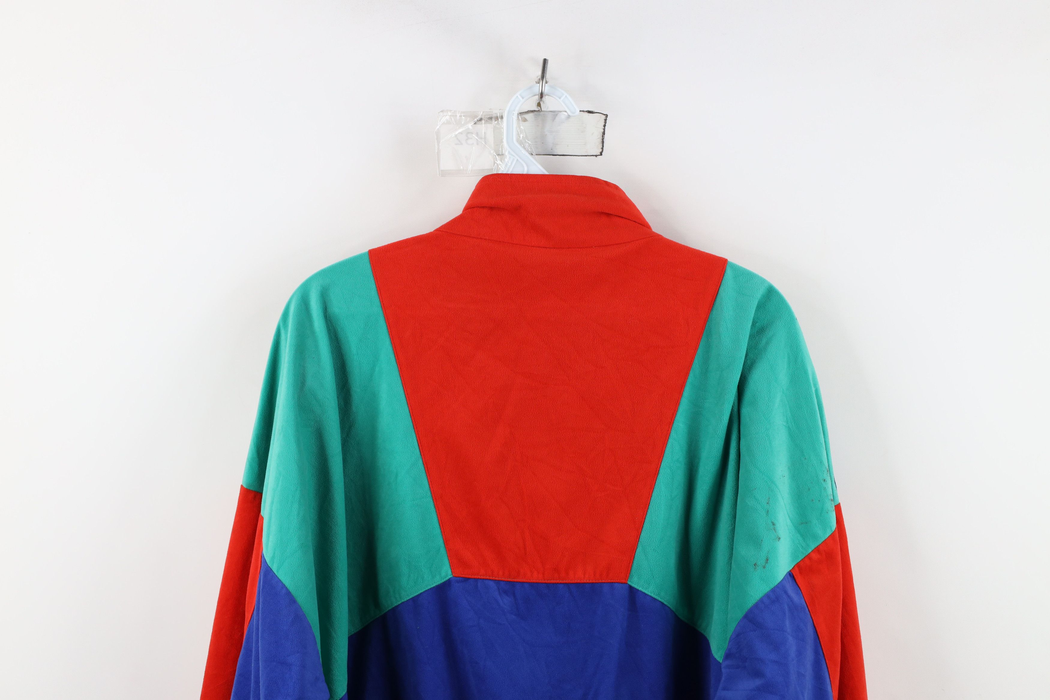 Adidas Vintage 80s 90s Adidas Block Velour Velvet Track Jacket Size US XXL / EU 58 / 5 - 14 Thumbnail