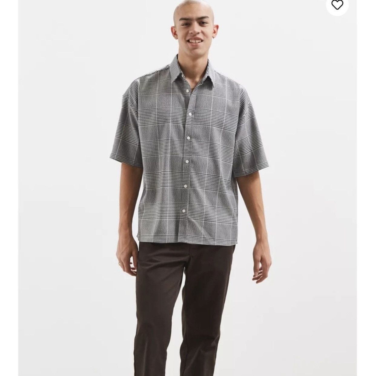 Urban Outfitters Urban Outfitters Oversized Houndstooth Shirt Size US S / EU 44-46 / 1 - 9 Thumbnail