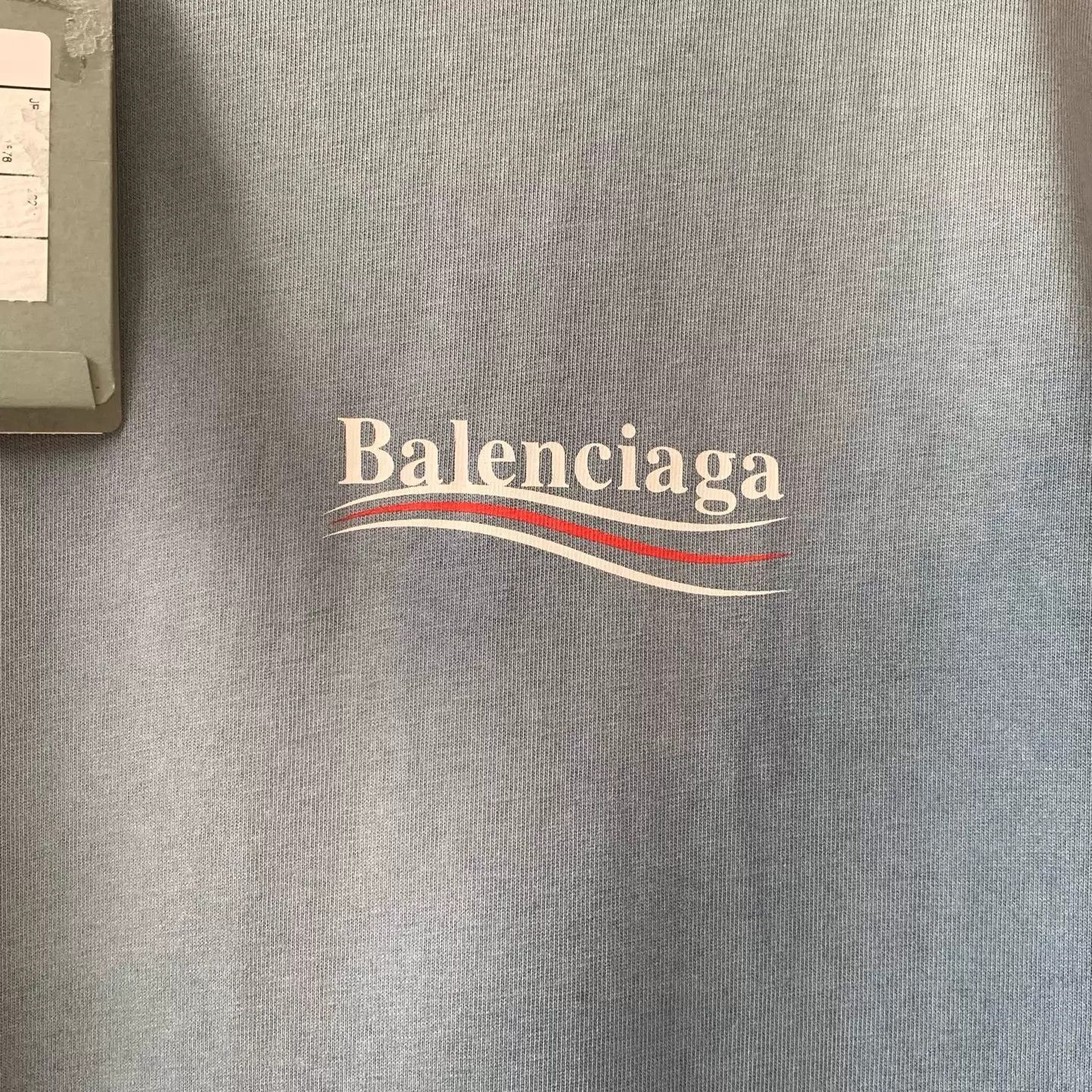Balenciaga Balenciaga 25 blue Coke gradient short sleeve tee S Size S / US 4 / IT 40 - 5 Thumbnail