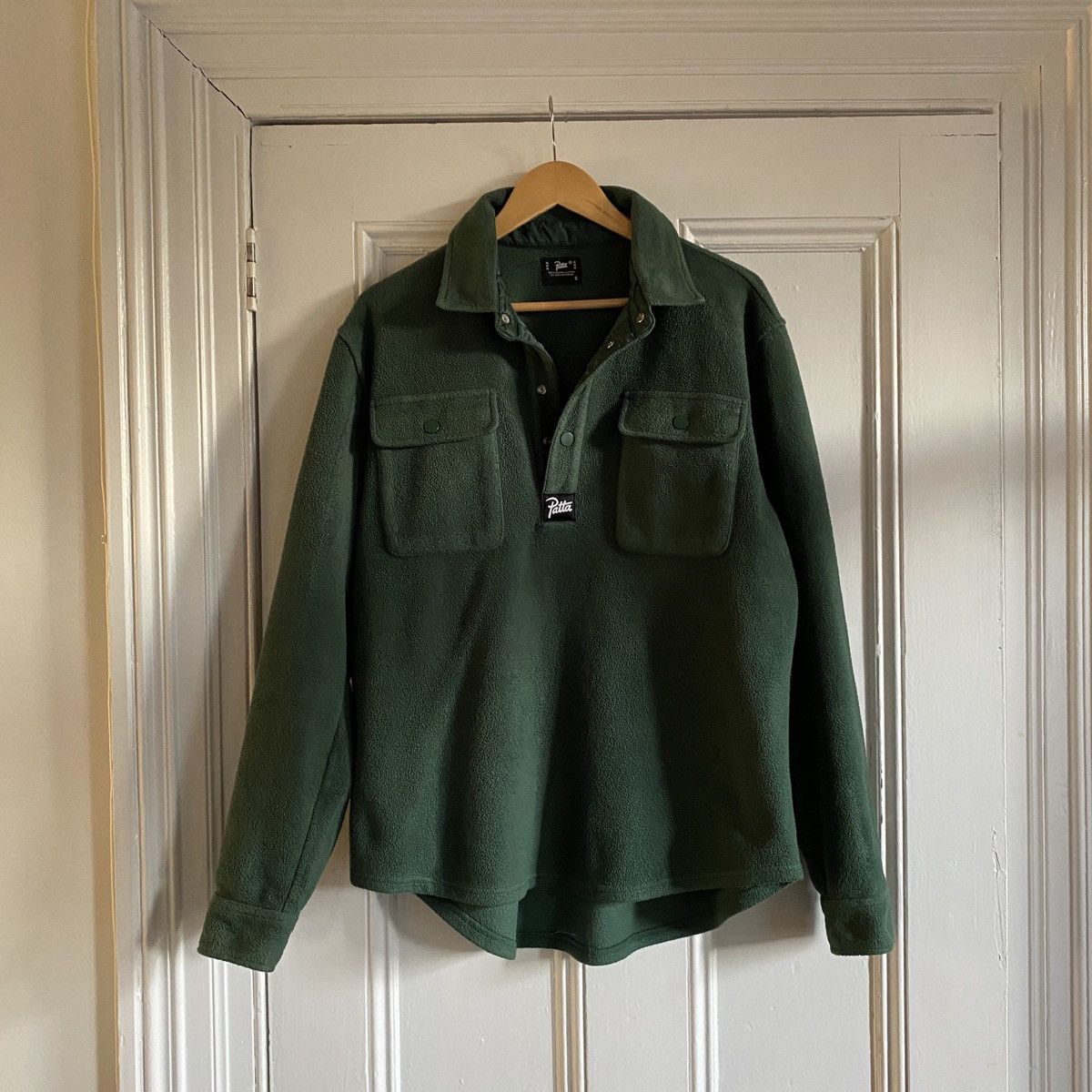 Patta Patta Green Fleece Sweater Size US S / EU 44-46 / 1 - 2 Thumbnail