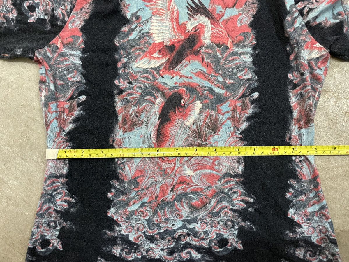 Jean Paul Gaultier Jean Paul Gaultier Full Print Tshirt Fish Koi Design Size S / US 4 / IT 40 - 8 Thumbnail