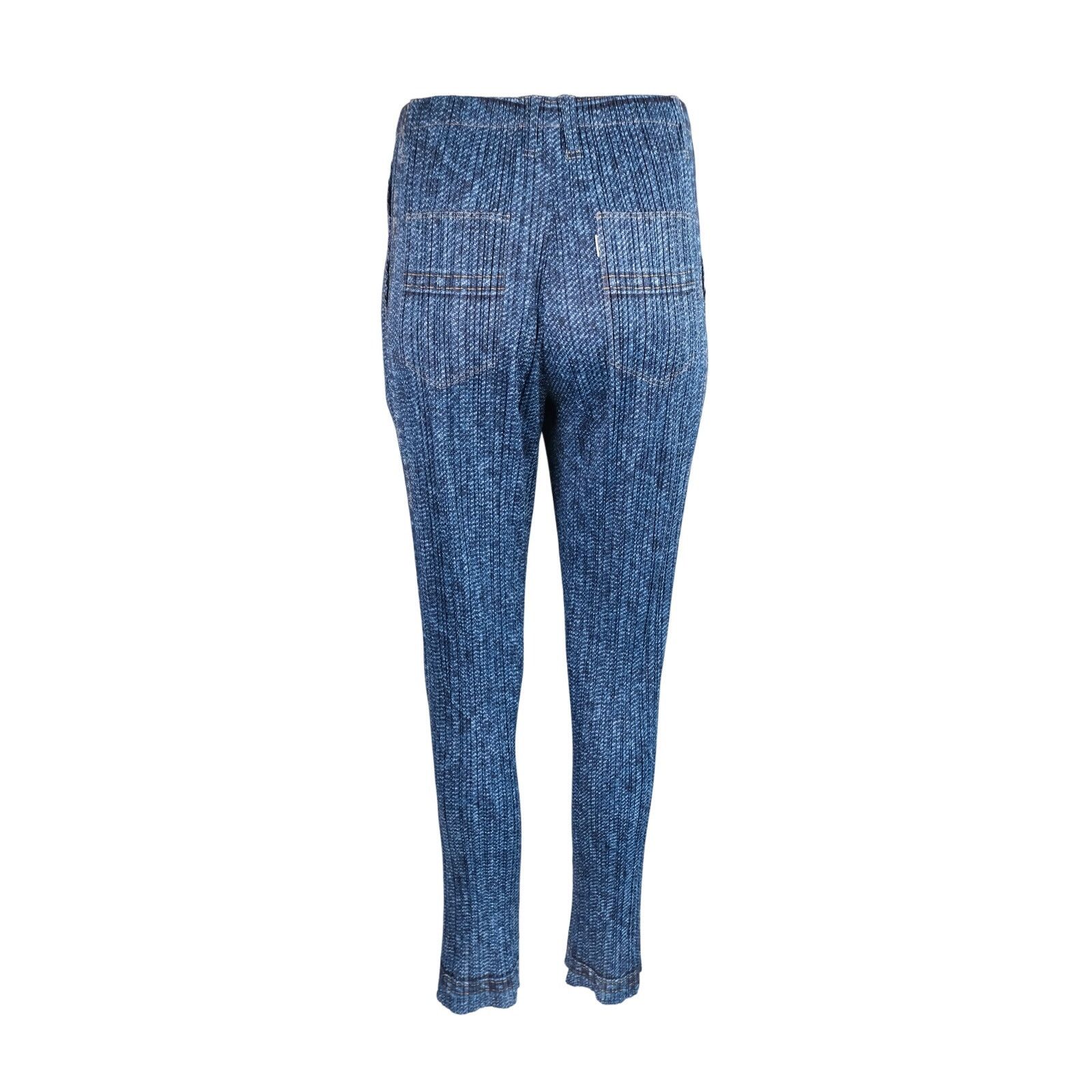 Issey Miyake Issey Miyake Vintage Trompe L'Oeil Denim Print Pant Set Size 27" / US 4 / IT 40 - 8 Thumbnail