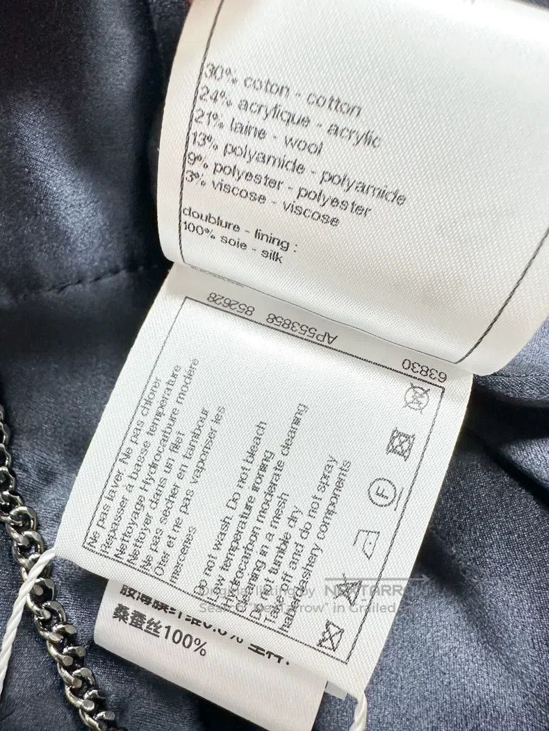 Chanel Chanel 22B blue and yellow plaid tweed coat Size XS / US 0-2 / IT 36-38 - 7 Thumbnail