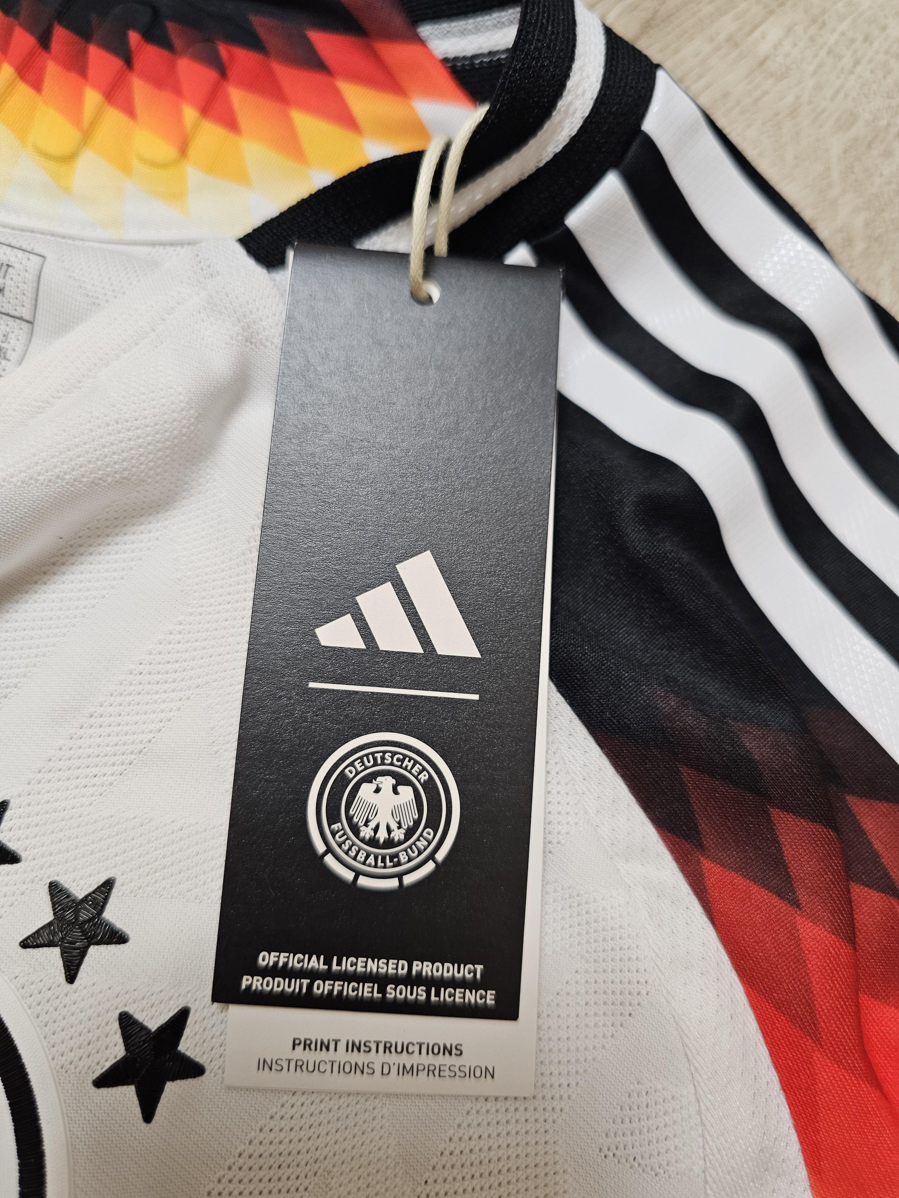 Adidas GERMANY 2024 HOME KROOS PLAYER VERSION FOOTBALL SHIRT Size US XXL / EU 58 / 5 - 8 Thumbnail
