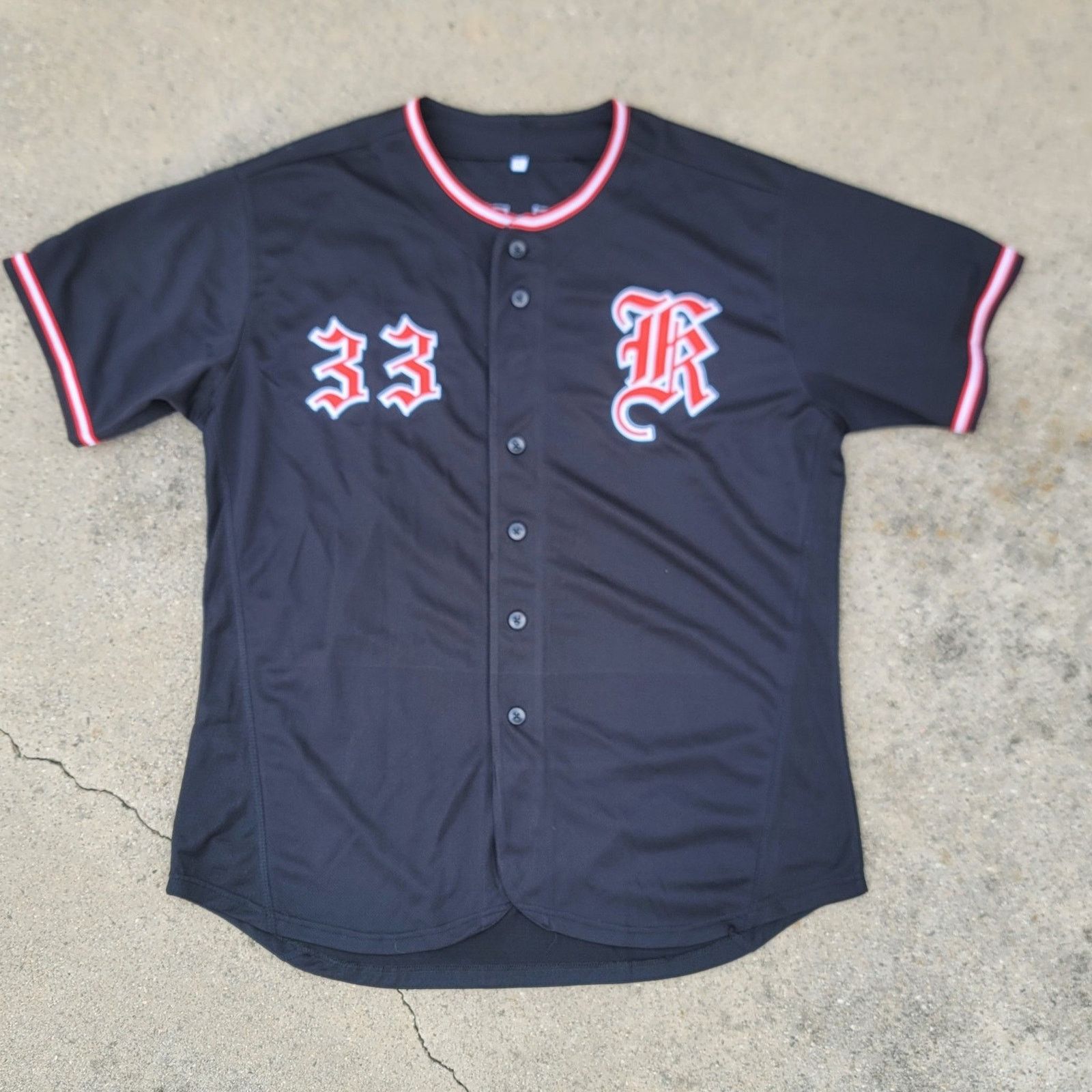 Other Vtg Custom Baseball Jersey #33 Size US XL / EU 56 / 4 - 2 Thumbnail