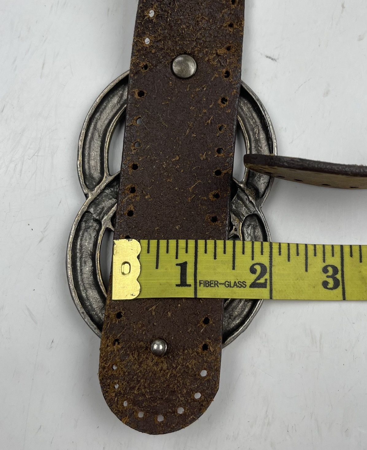 Seditionaries rare design big buckle leather belt tc34 Size 36 - 5 Thumbnail