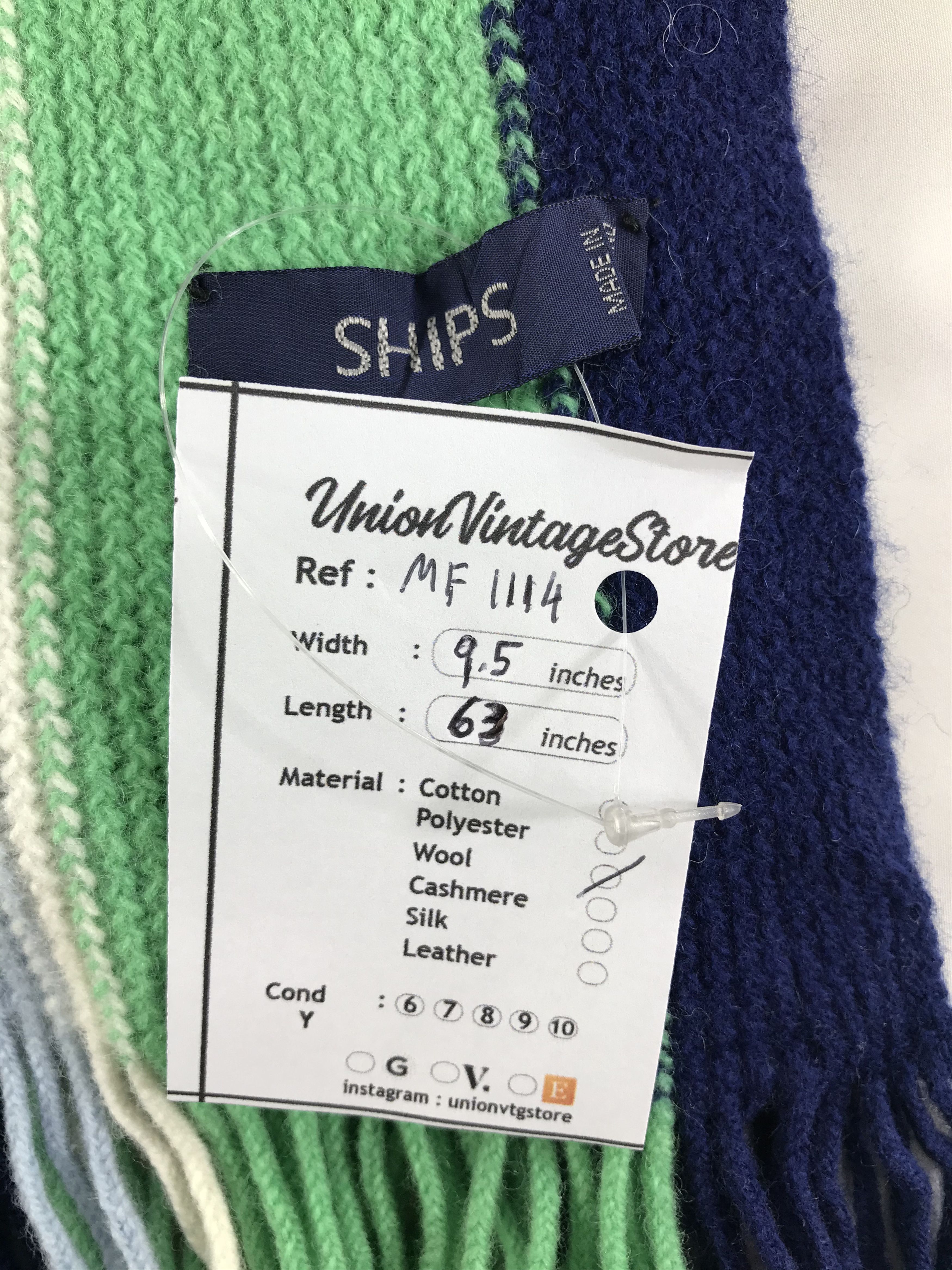 SHIPS Vintage Ships Scarf/Muffler/Neckwear MF1114 Size ONE SIZE - 4 Thumbnail