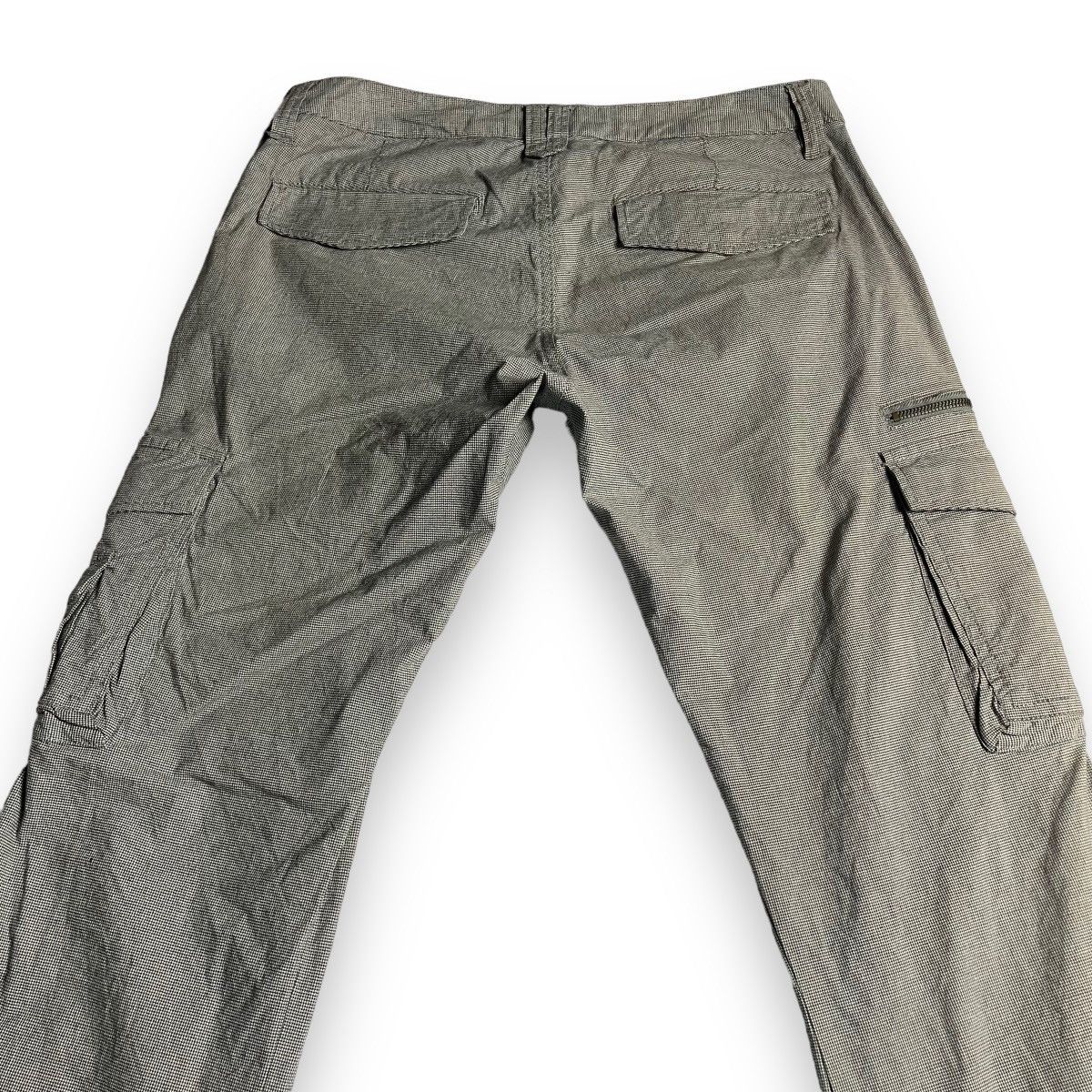 20471120 🇯🇵 VINTAGE ROOT THREE STRIPE FLARED CARGO PANTS Size US 32 / EU 48 - 9 Thumbnail