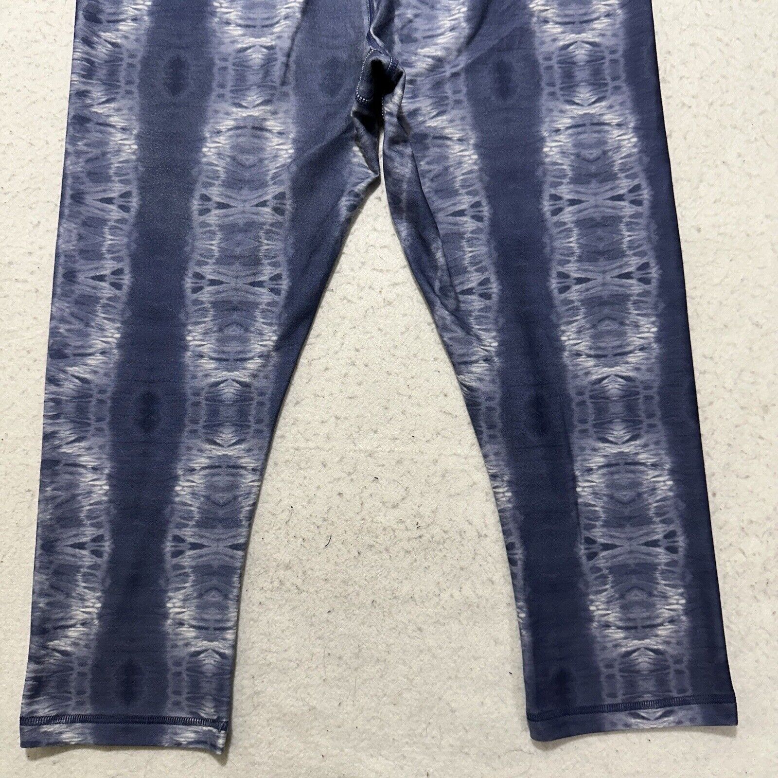 Other Scorpio Sol Medium Capri Leggings Tie Dye Blue Yoga Pants Size 30" / US 8 / IT 44 - 7 Thumbnail