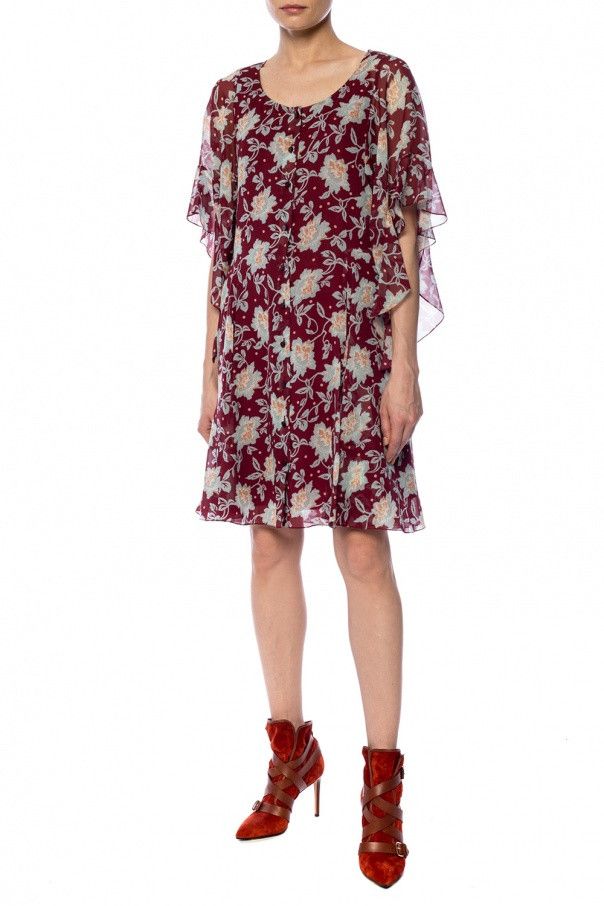 Chloe o1y0825 Mini Dress in Multicolor Size S / US 4 / IT 40 - 4 Thumbnail