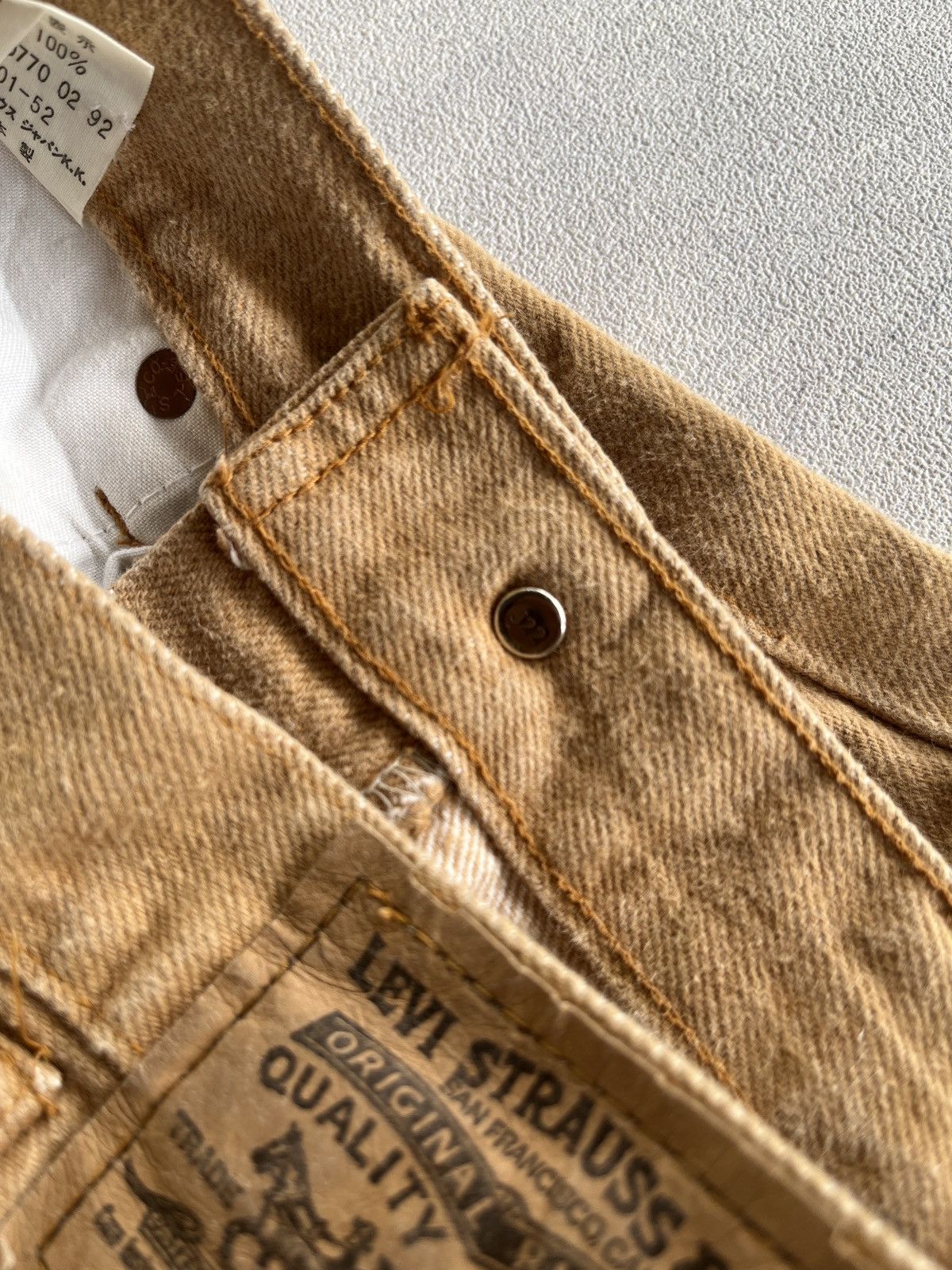 Levi's Early 90’s Levi’s 701-5224 Made In Japan Vintage Size US 28 / EU 44 - 6 Thumbnail