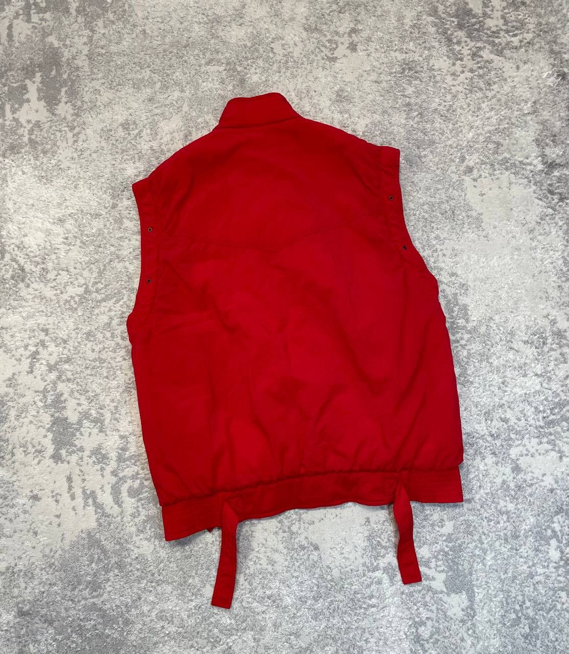 Adidas Vintage Adidas Originals Vest Red Trefoil Sleeveless Jacket Size US XL / EU 56 / 4 - 3 Thumbnail