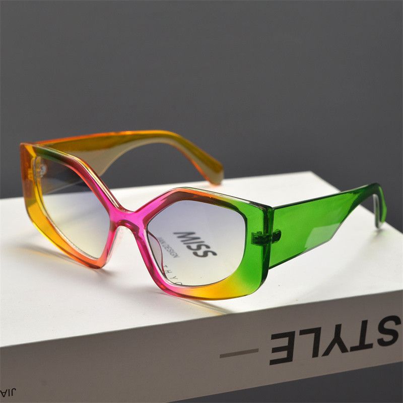 VIBE Future Street ins style custom avant-garde sunglasses Size ONE SIZE - 1 Thumbnail