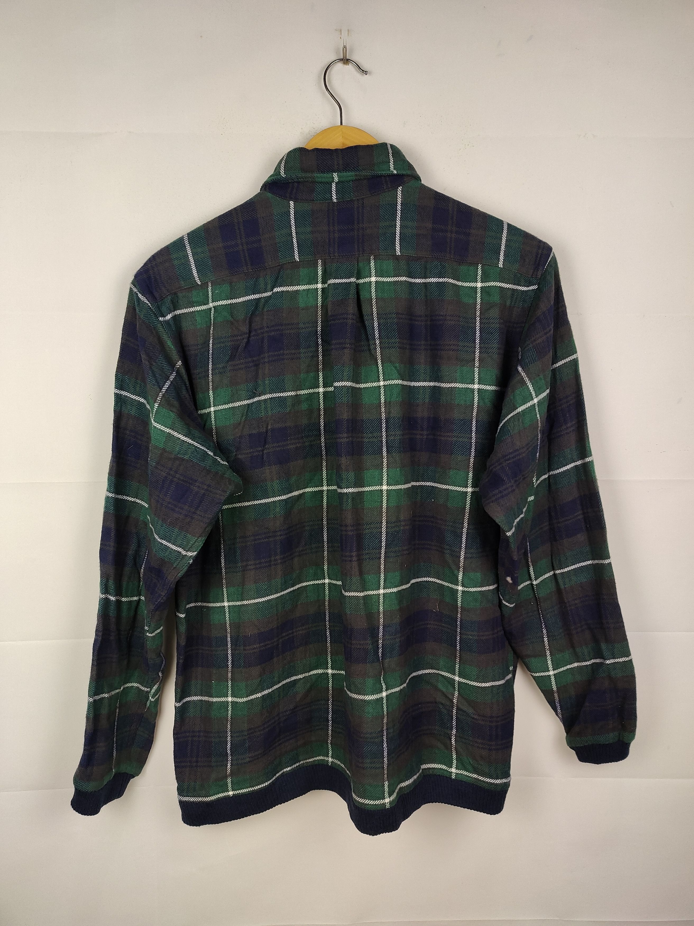 United Arrows United Arrow flannel shirt placket and ribbed cuffs and hem Size US M / EU 48-50 / 2 - 6 Thumbnail