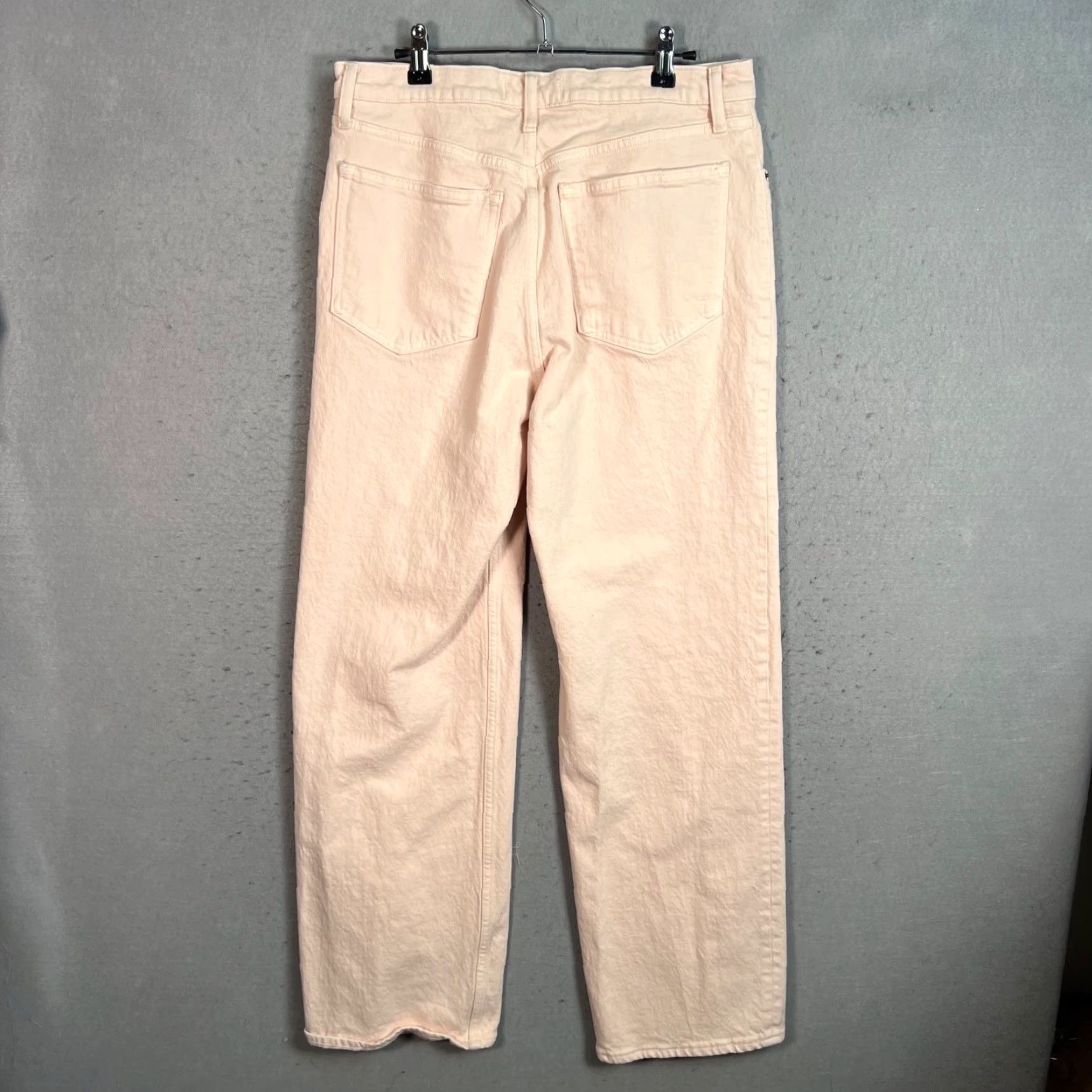 Abercrombie & Fitch Abercrombie & Fitch Jeans 90s Pink Denim Womens 30 / 10R High Rise Relaxed Straight 5-Pocket Denim Jeans Womens 30 in Pink 90s Theme Mens/Womens Size 30" / US 8 / IT 44 - 2 Thumbnail