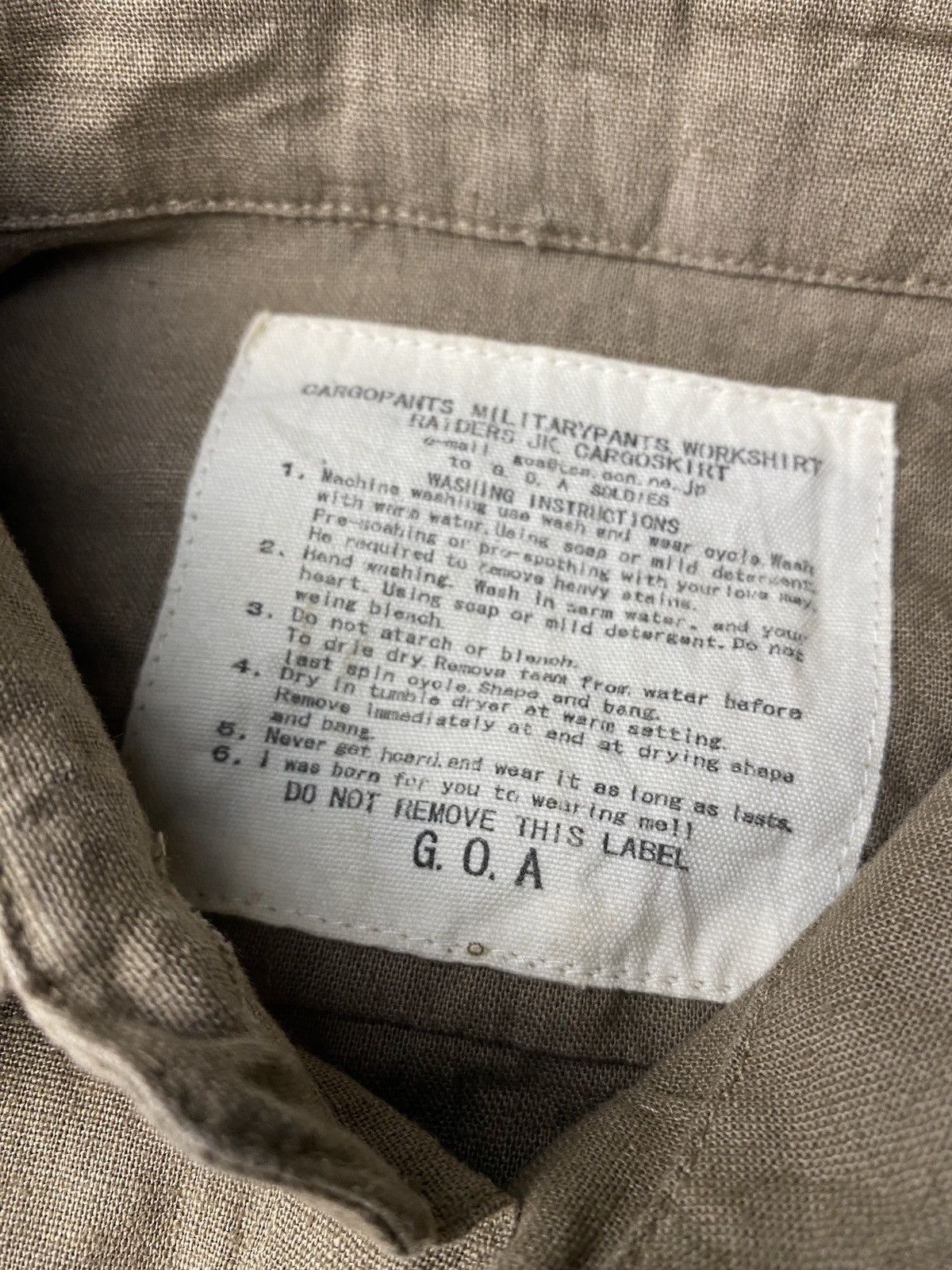 GOA 2000's G.O.A Military Shirts Size US S / EU 44-46 / 1 - 8 Thumbnail