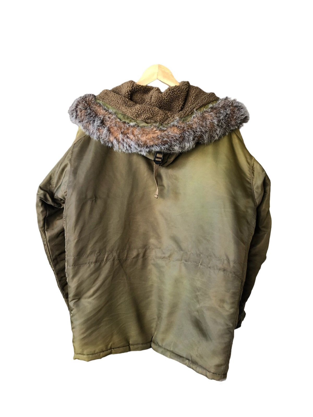 Gap Vintage Gap Snorkel Military Distressed Parka Jacket Size US L / EU 52-54 / 3 - 3 Thumbnail
