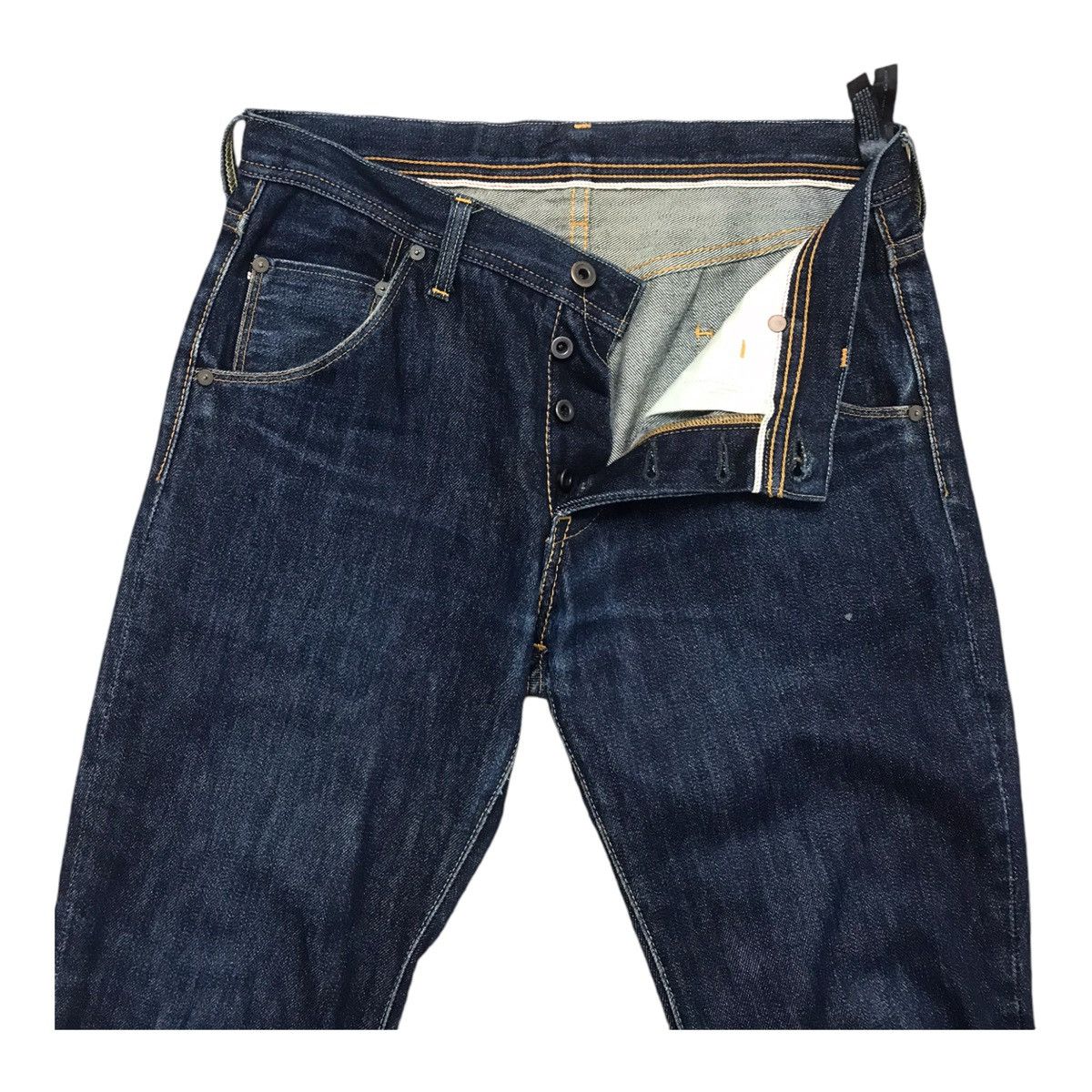 Beauty Beast × If Six Was Nine × wjk Japanese WJK Curve J/Banana Denim Blue pant Size US 32 / EU 48 - 3 Thumbnail
