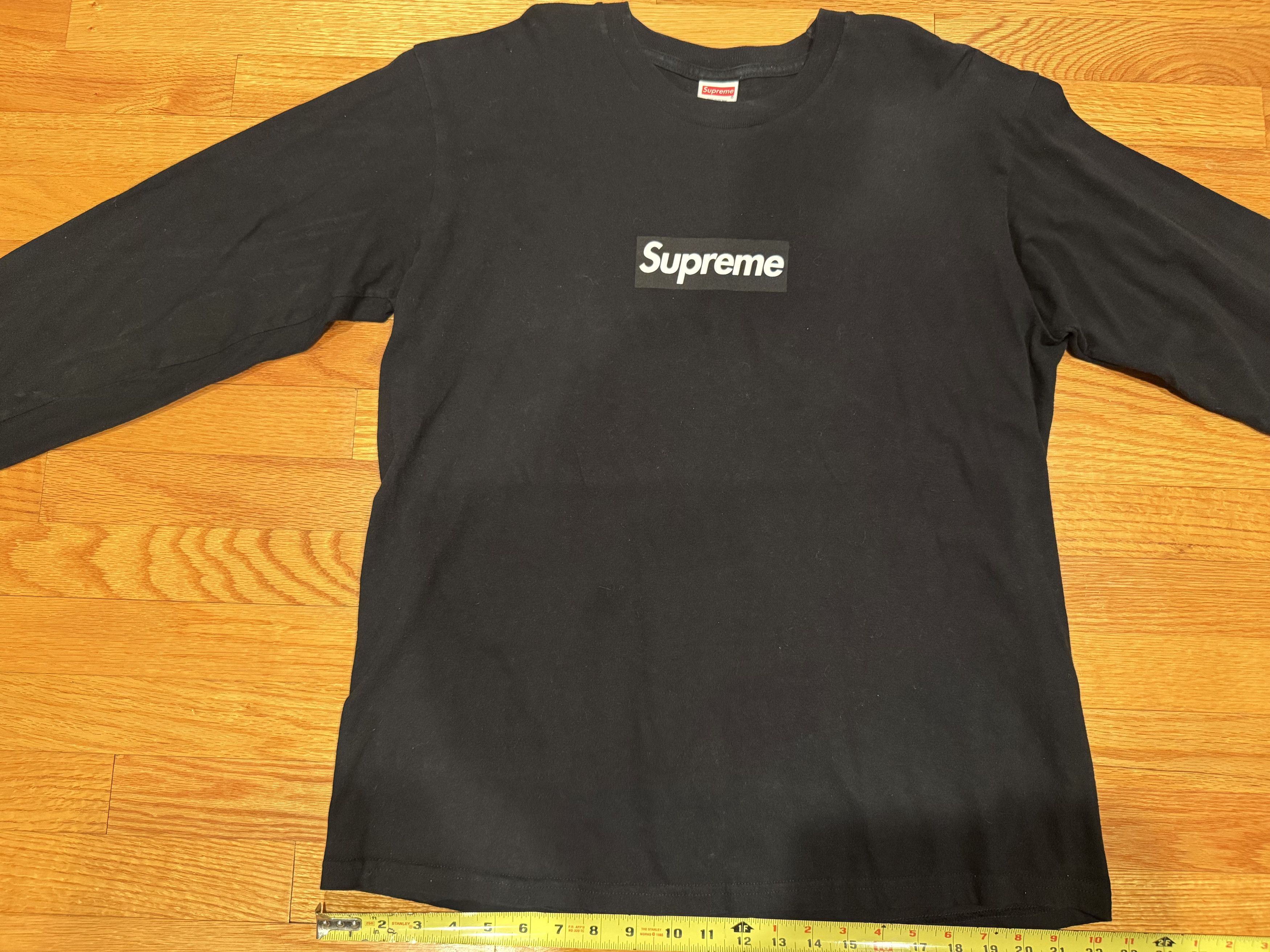 Supreme Supreme Box Logo L/S Tee Black Size US L / EU 52-54 / 3 - 3 Thumbnail