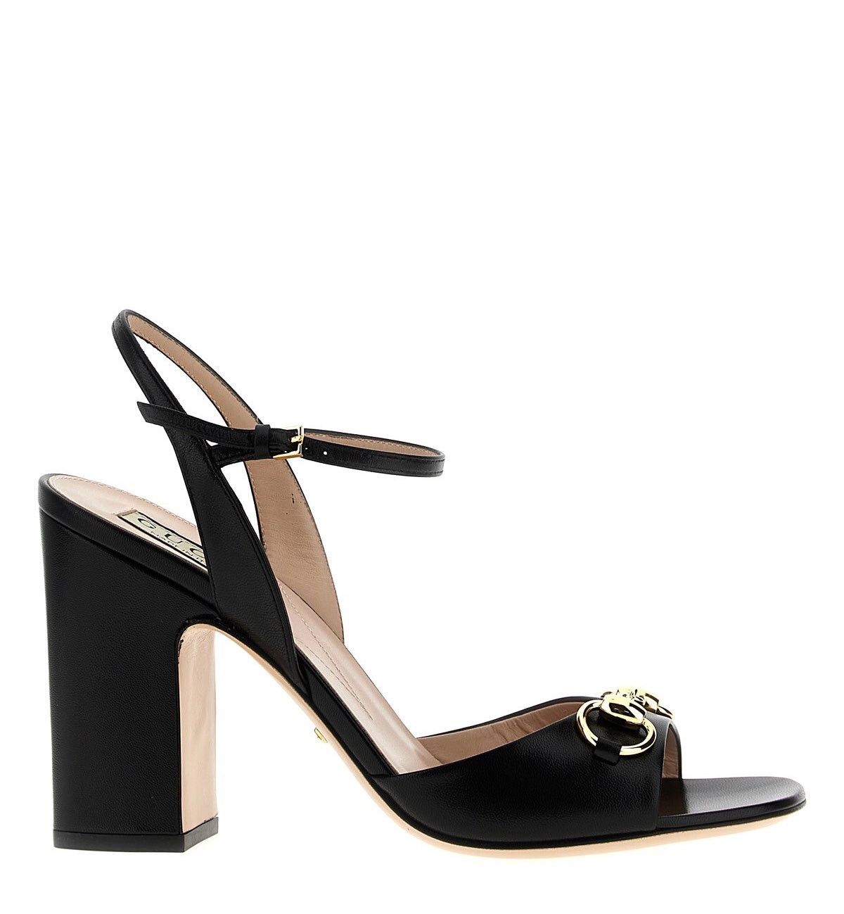 image of Gucci Horsebit Leather Sandals Size 41 in Black, Women's