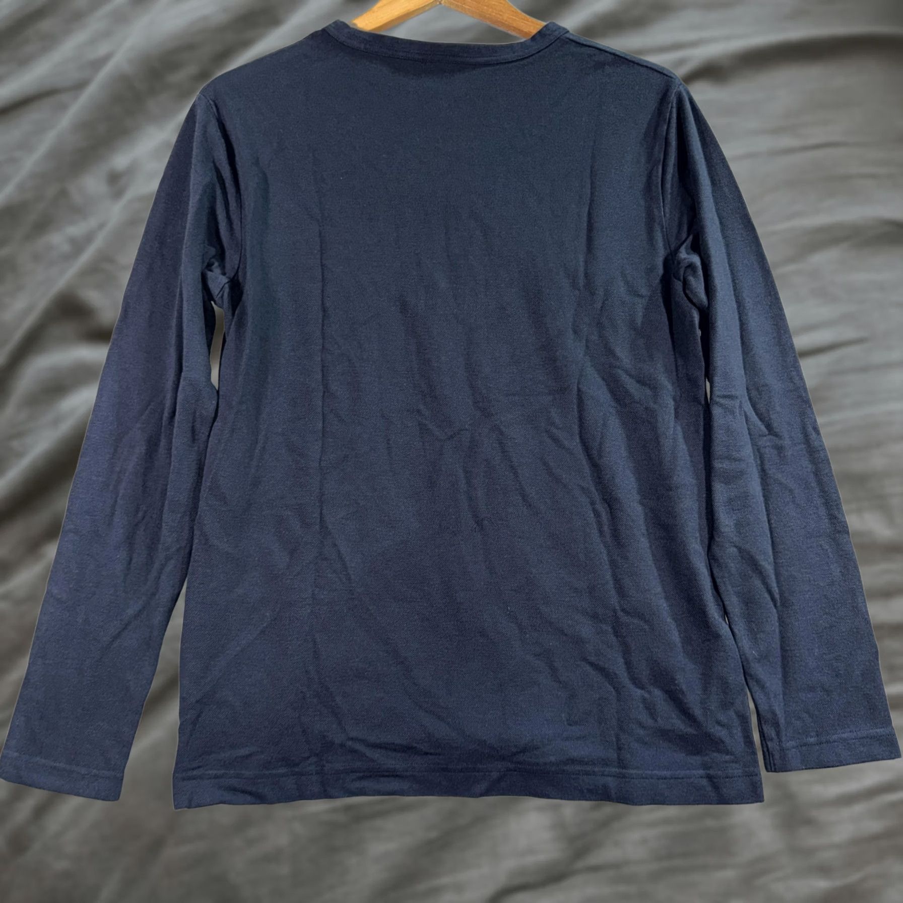 NN07 NN07 Shirt Mens Medium Blue Long Sleeve Crewneck Solid Casual Knit Tee T-Shirt Size US M / EU 48-50 / 2 - 1 Thumbnail