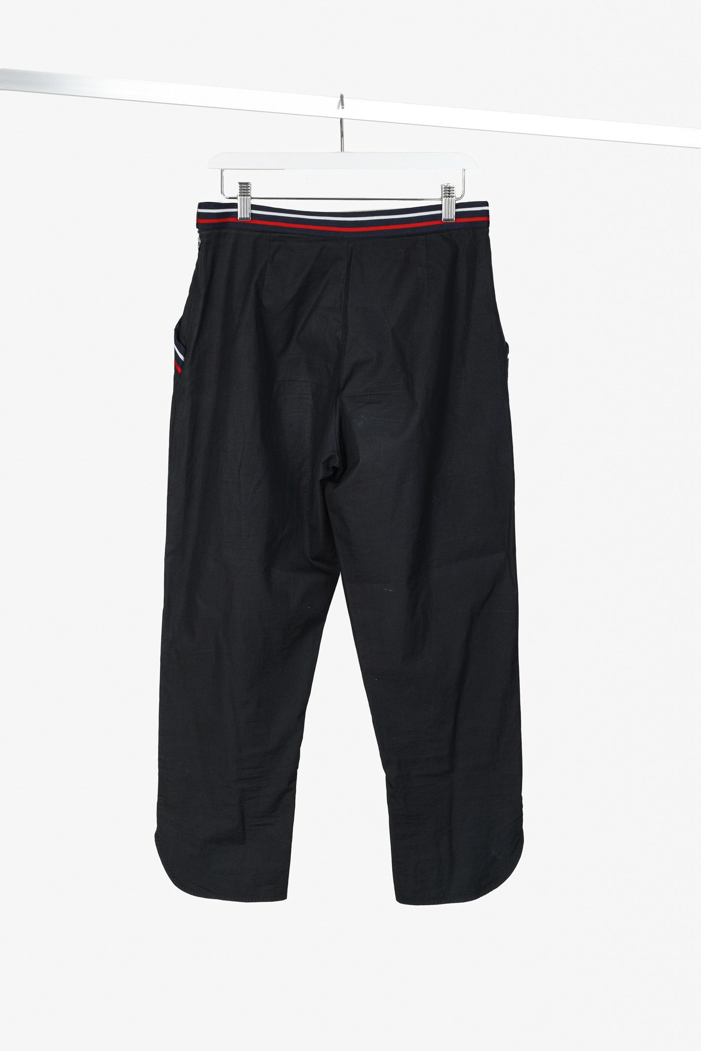 See by Chloe See by Chloe Resort 2015 Black Varsity Stripe Carrot Pants Size 27" / US 4 / IT 40 - 2 Thumbnail