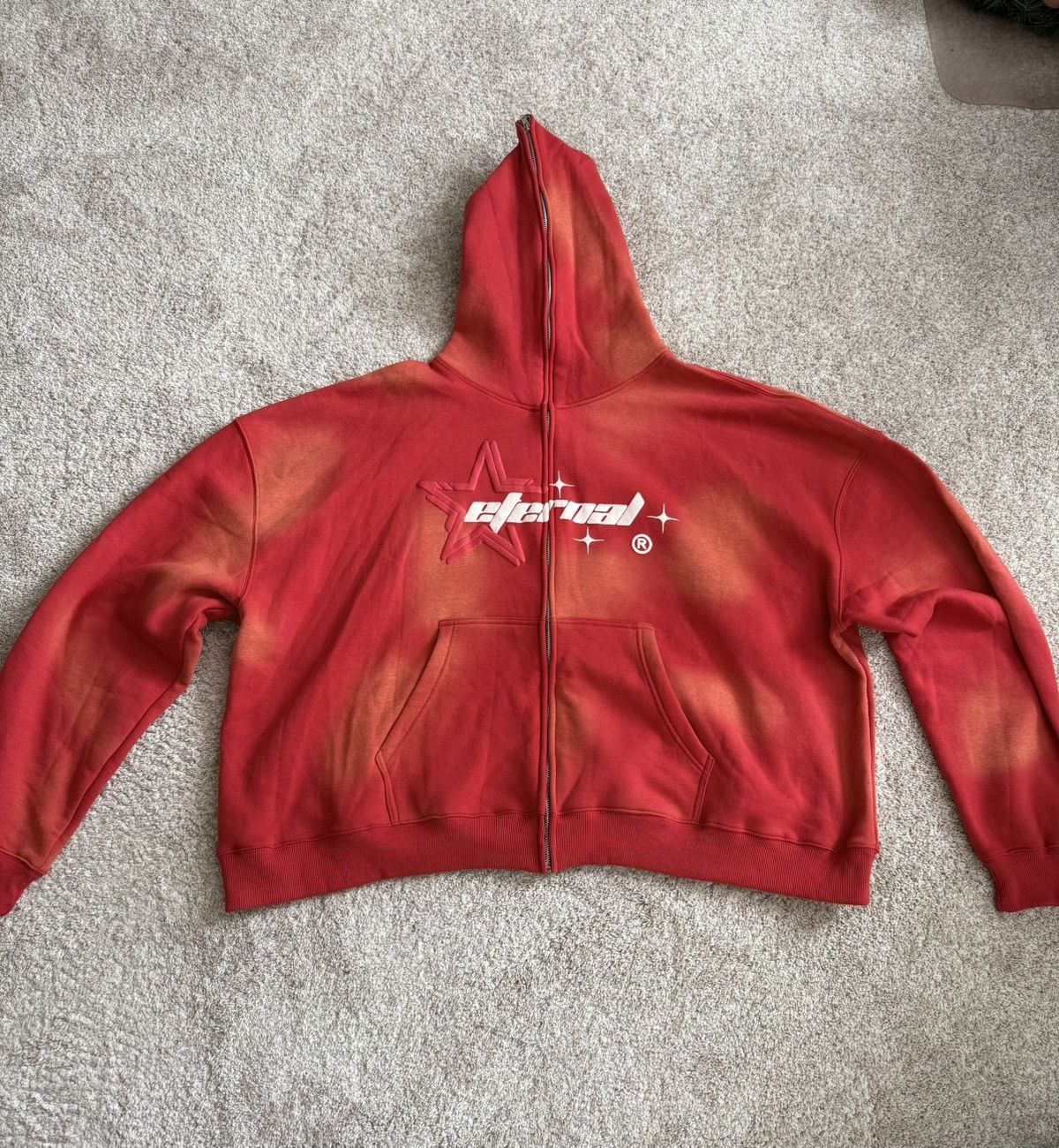 Other Sun Faded Star Boy Oversized Cropped Full Zip Up XXL Size US XXL / EU 58 / 5 - 1 Thumbnail