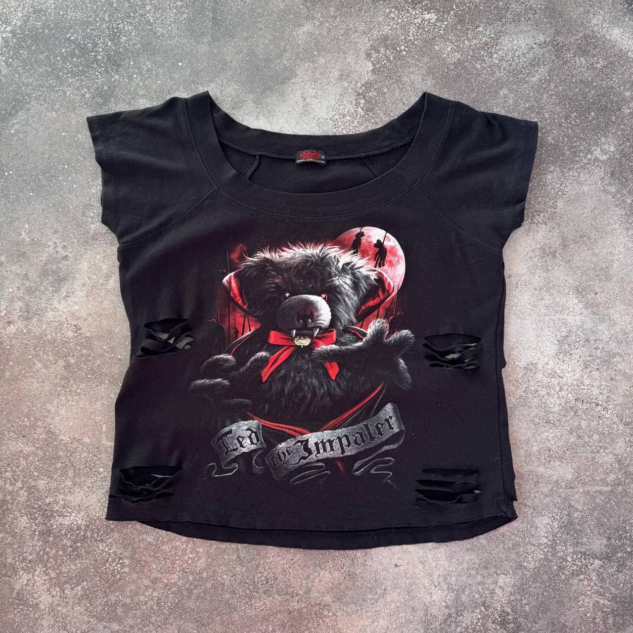 If Six Was Nine × Japanese Brand × Vintage Y2K Spiral Vintage Gothic Distressed T-Shirt Size XL / US 12-14 / IT 48-50 - 1 Thumbnail