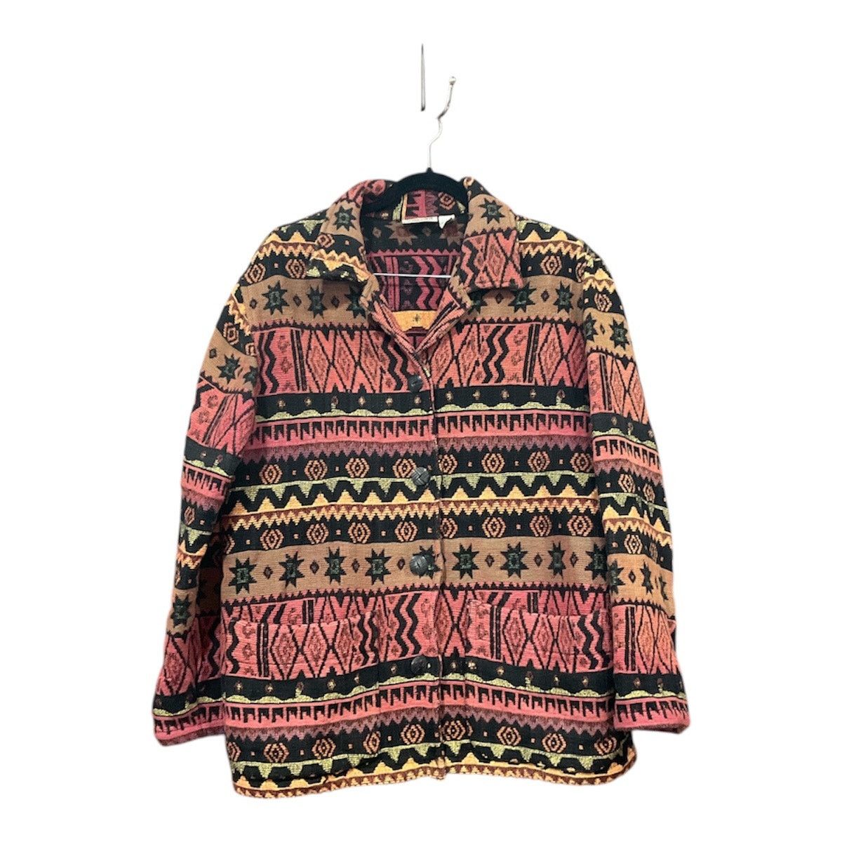 Chicos Chicos Jacket Women 1 Aztec 100% Cotton Size M / US 6-8 / IT 42-44 - 1 Thumbnail