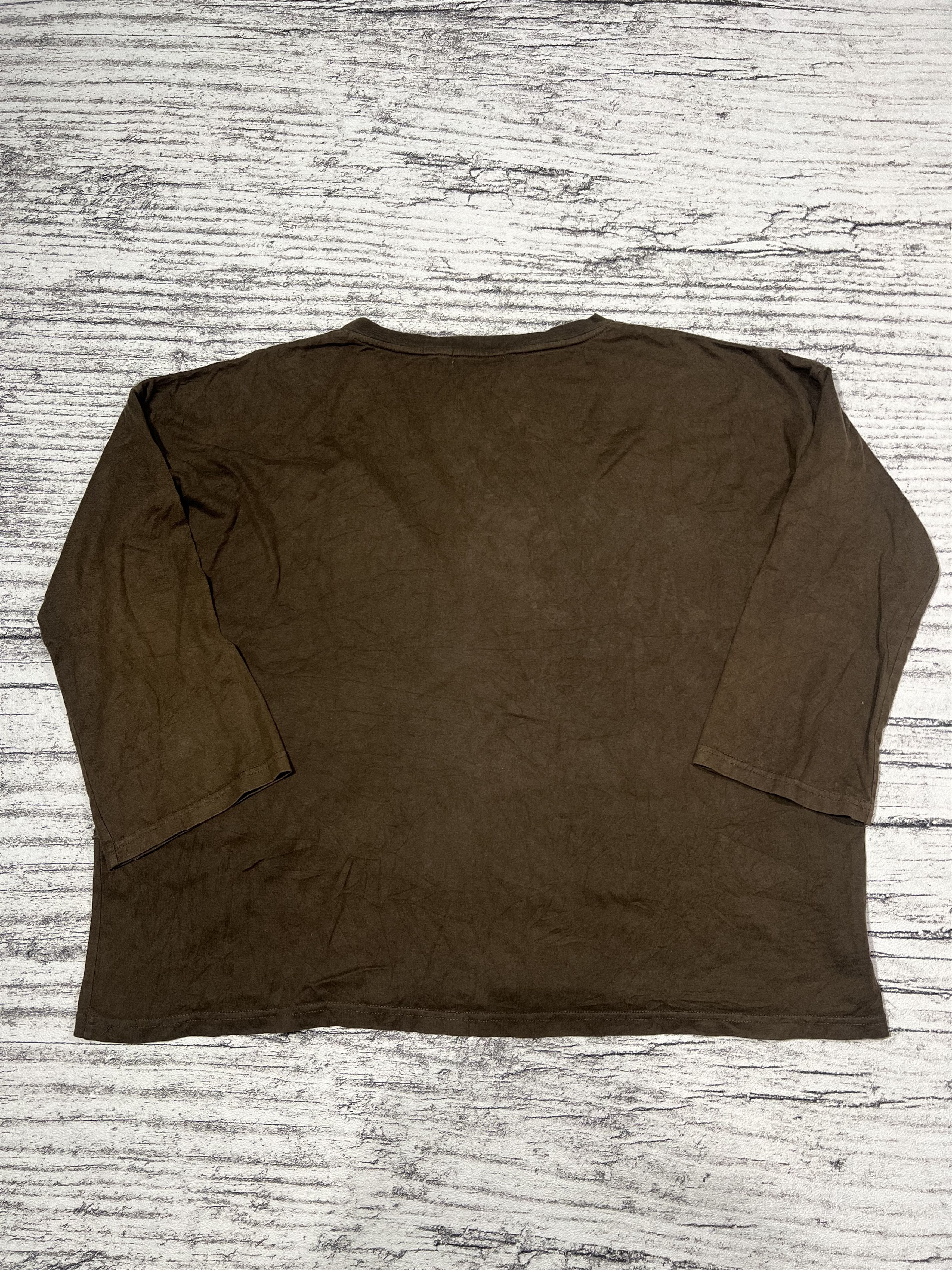 Issey Miyake 2000s Cabane de Zucca Script Logo Print Longsleeve Tee Shirt Size US L / EU 52-54 / 3 - 3 Thumbnail