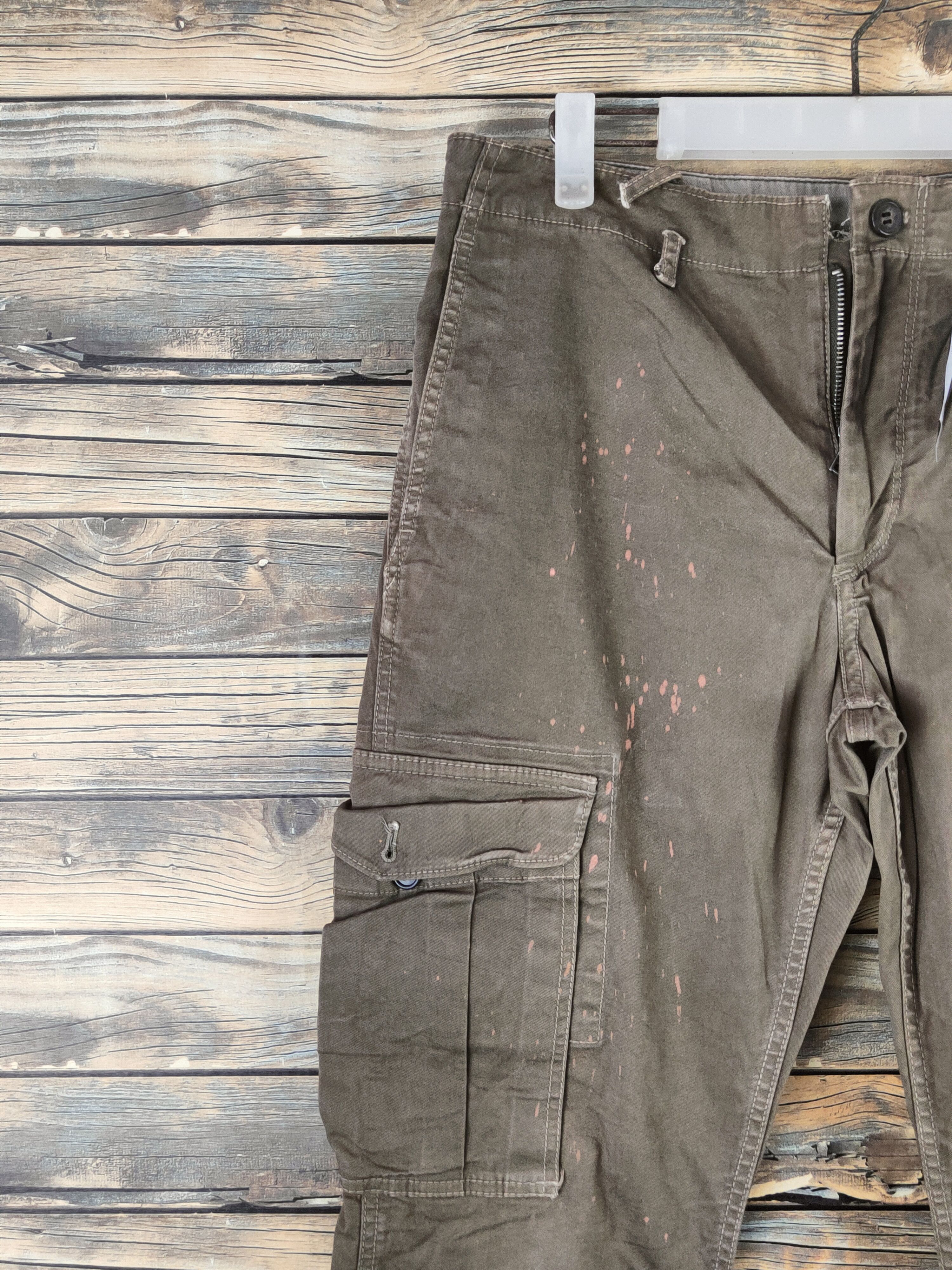 Gap DL Gap 1969 Olive Multipocket Cargo Pants #46-095 Size US 33 - 3 Thumbnail