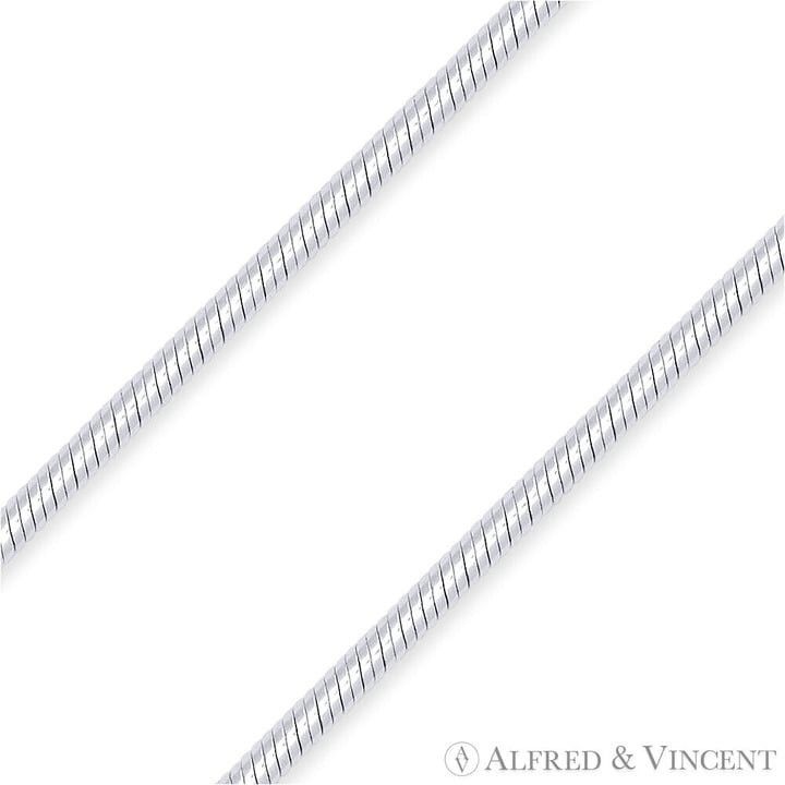 Other 1mm Classic Snake Chain Necklace in .925 Sterling Silver Size ONE SIZE - 2 Thumbnail