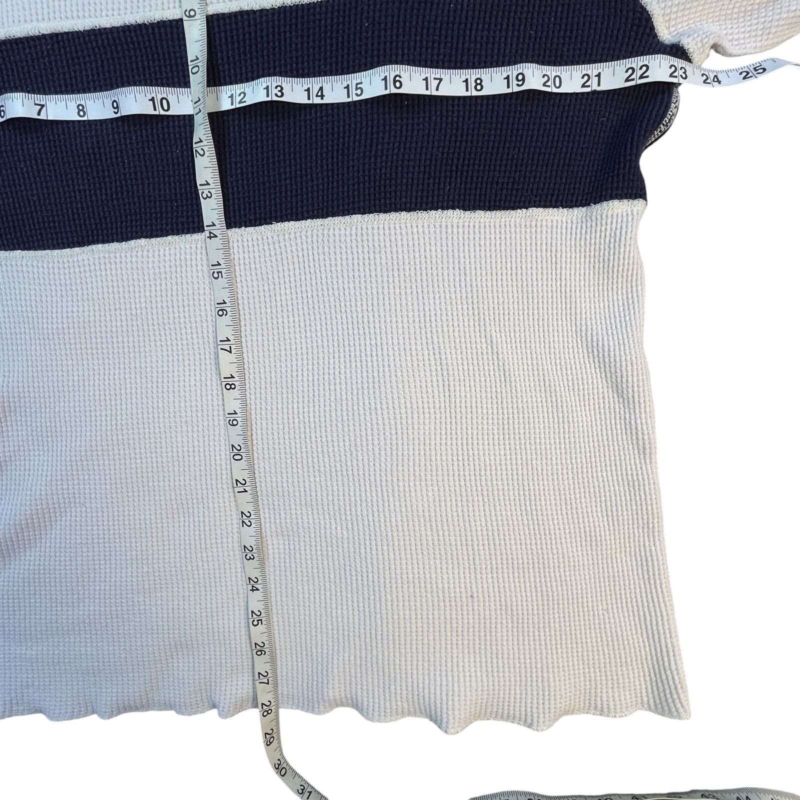 Polo Ralph Lauren Vintage 90s Polo Jeans Co. RL-67 "USA" Waffle Knit Thermal Size US L / EU 52-54 / 3 - 8 Thumbnail