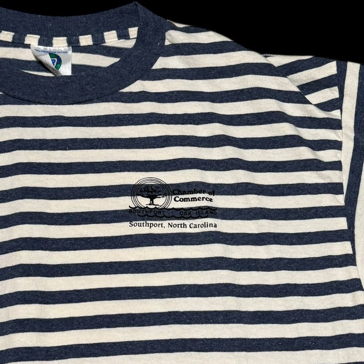Vintage 1996 US Open King Mackerel Tournament Striped Shirt XL FLAWS Size US XL / EU 56 / 4 - 5 Thumbnail