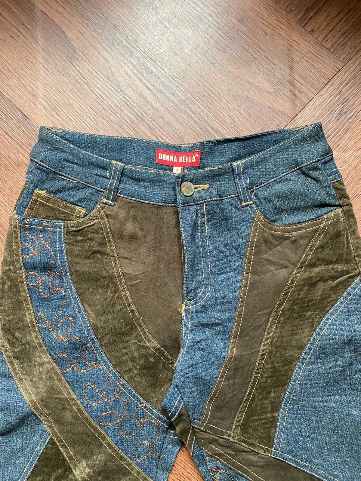 If Six Was Nine Donna Bella Flare Pants Size 27" / US 4 / IT 40 - 5 Thumbnail