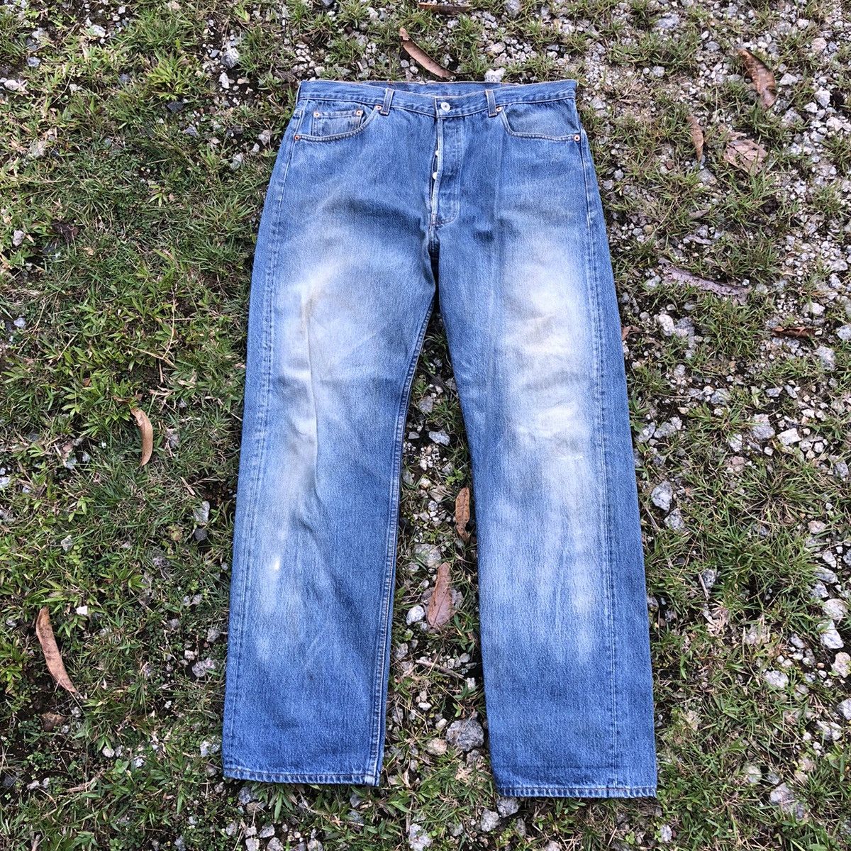 image of Levis Made Crafted x Levis Vintage Clothing Vintage Levi's 501 Made In Usa Denim Pants in Blue (Siz